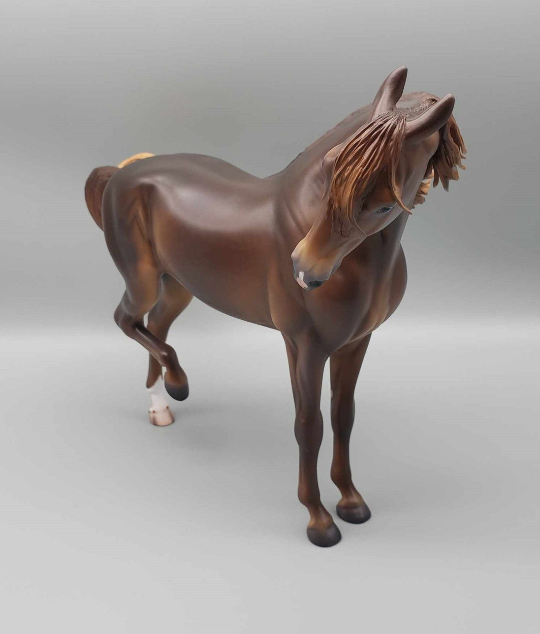 Hellcat OOAK Dark Dappled Chestnut Extreme Custom Andalusian By Caroline Boydston Best Offer 11/20/23
