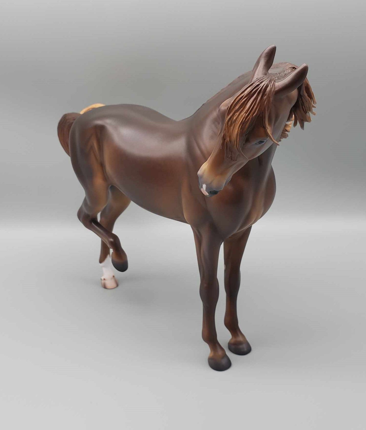 Hellcat OOAK Dark Dappled Chestnut Extreme Custom Andalusian By Caroline Boydston Best Offer 11/20/23