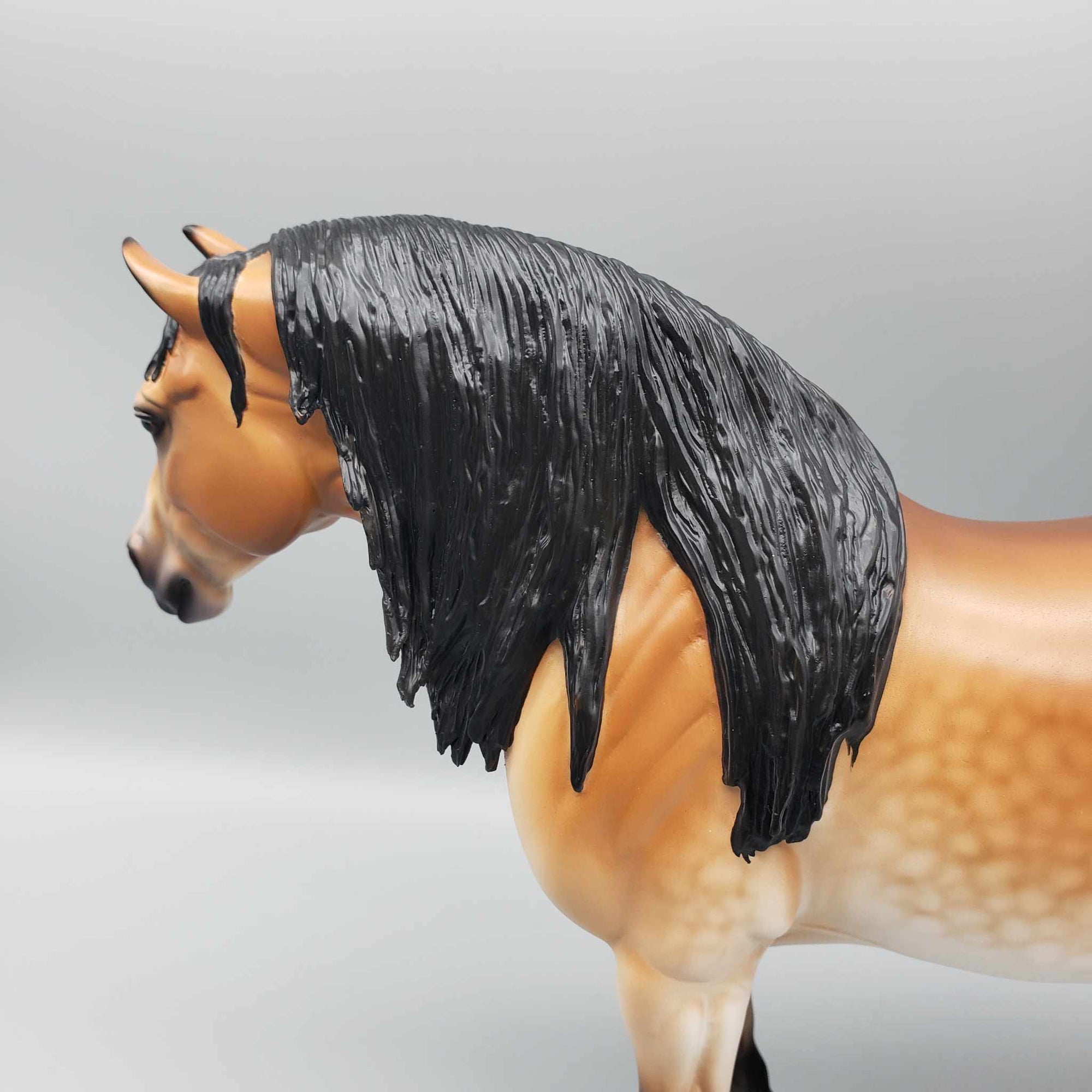 Enola OOAK Dapple Mealy Bay Heavy Draft Mare By Caroline Boydston Best Offer 11/6/23