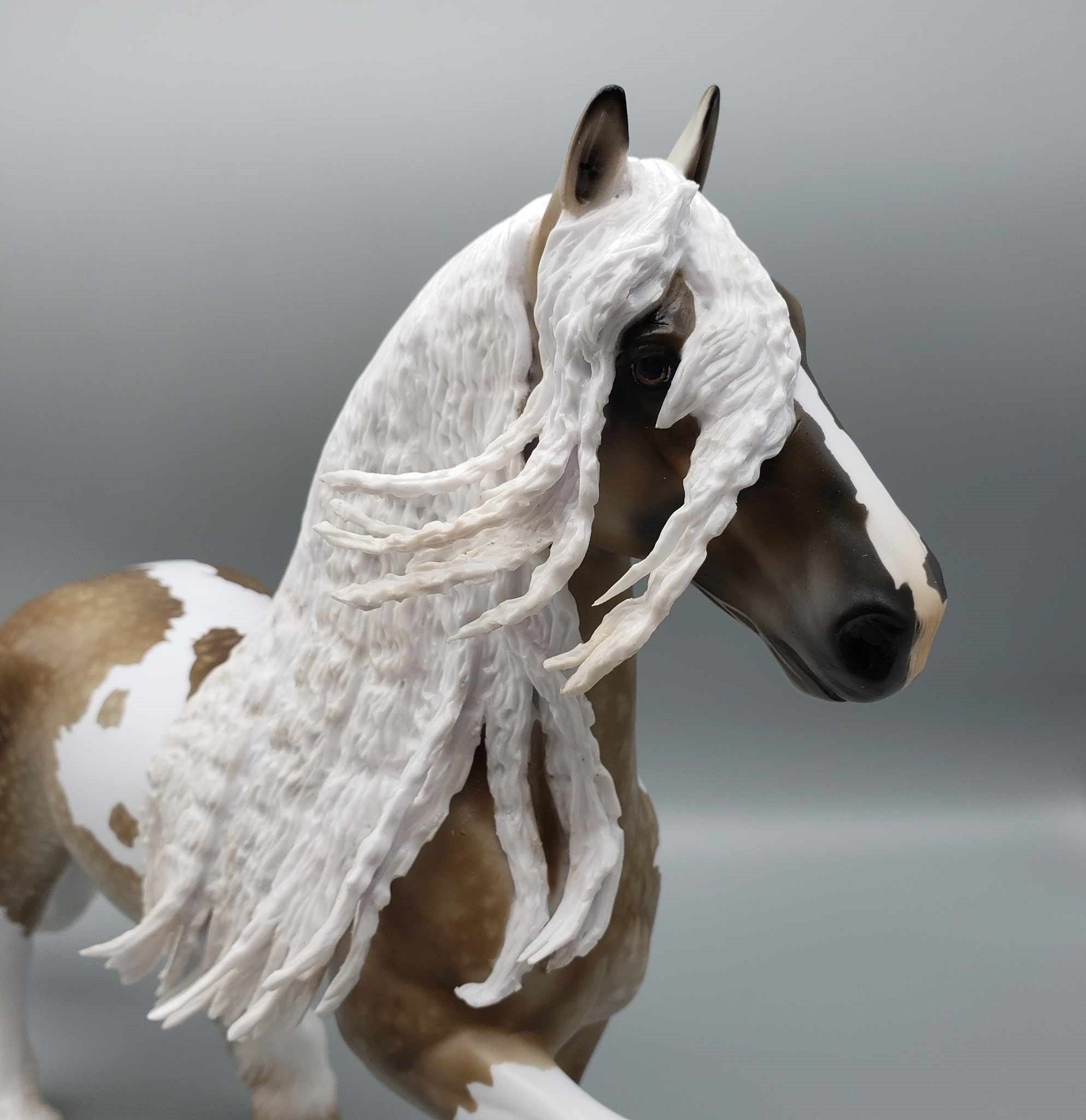 Vanilla Twist OOAK Silver Dapple Trotting Drafter By Myla Pearce Best Offers 10/16/23