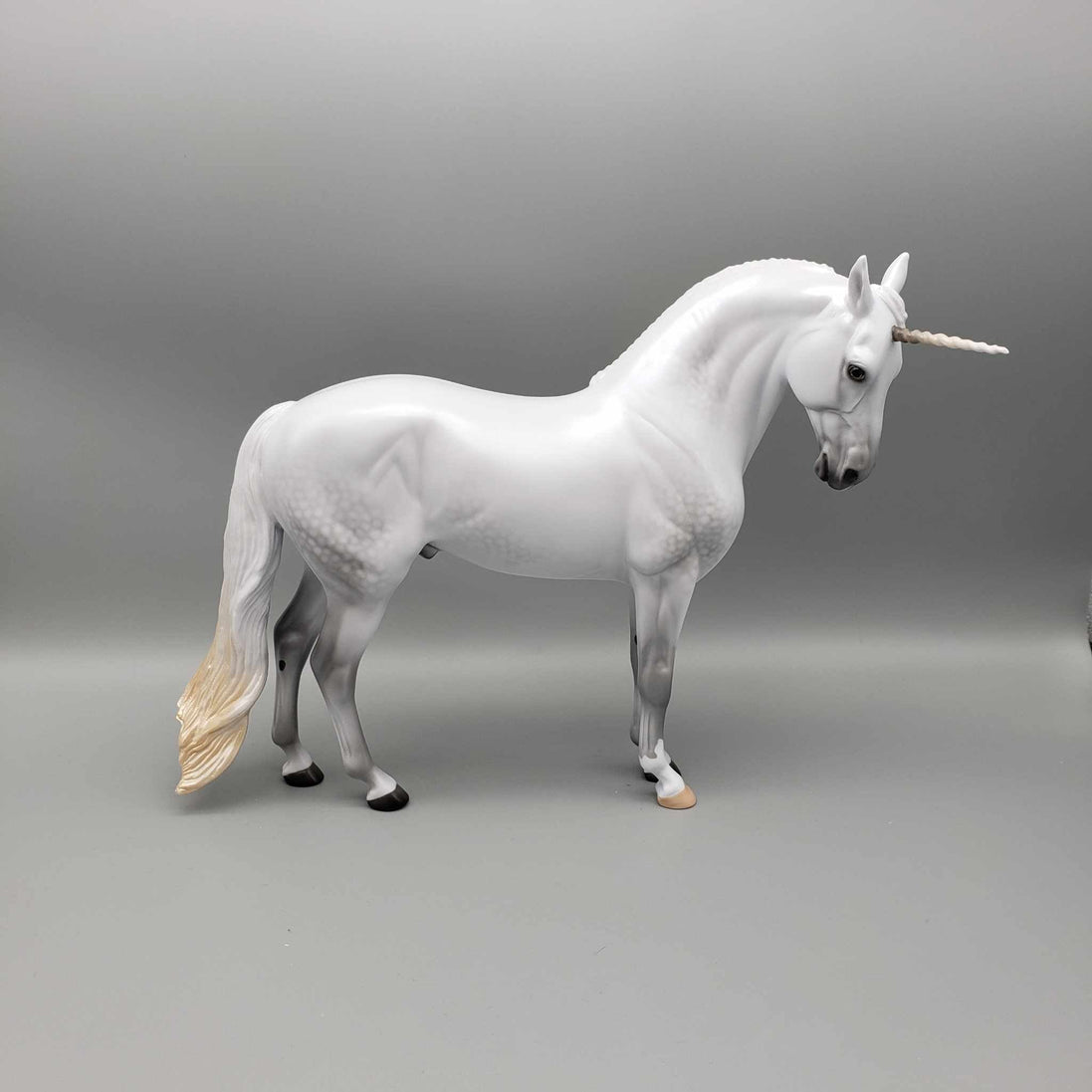 Believe LE15 Run Dappled Grey Andalusian Unicorn By Ellen Robbins Holiday Sale HS23