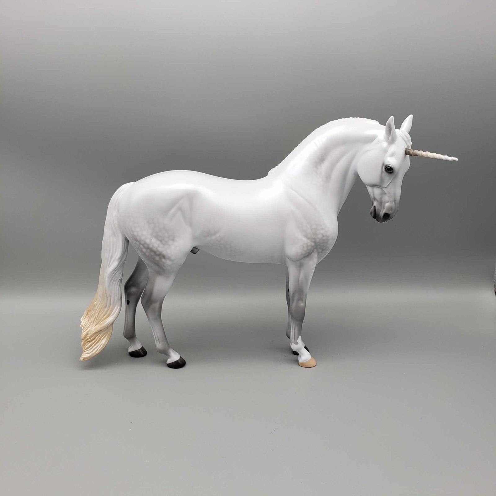 Believe LE15 Run Dappled Grey Andalusian Unicorn By Ellen Robbins Holiday Sale HS23