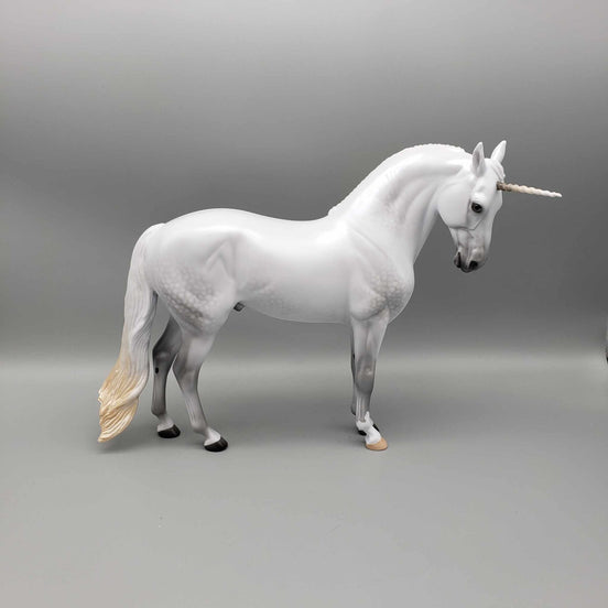 Believe LE15 Run Dappled Grey Andalusian Unicorn By Ellen Robbins Holiday Sale HS23