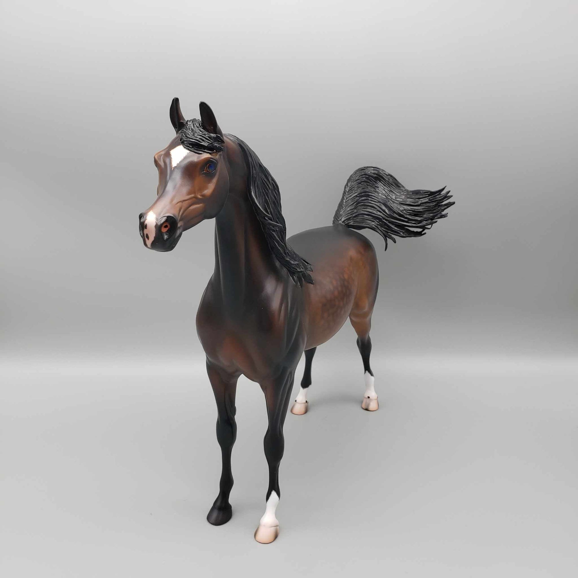 Hughes OOAK Dappled Bay Arabian By Caroline Boydston Best Offer 11/6/23