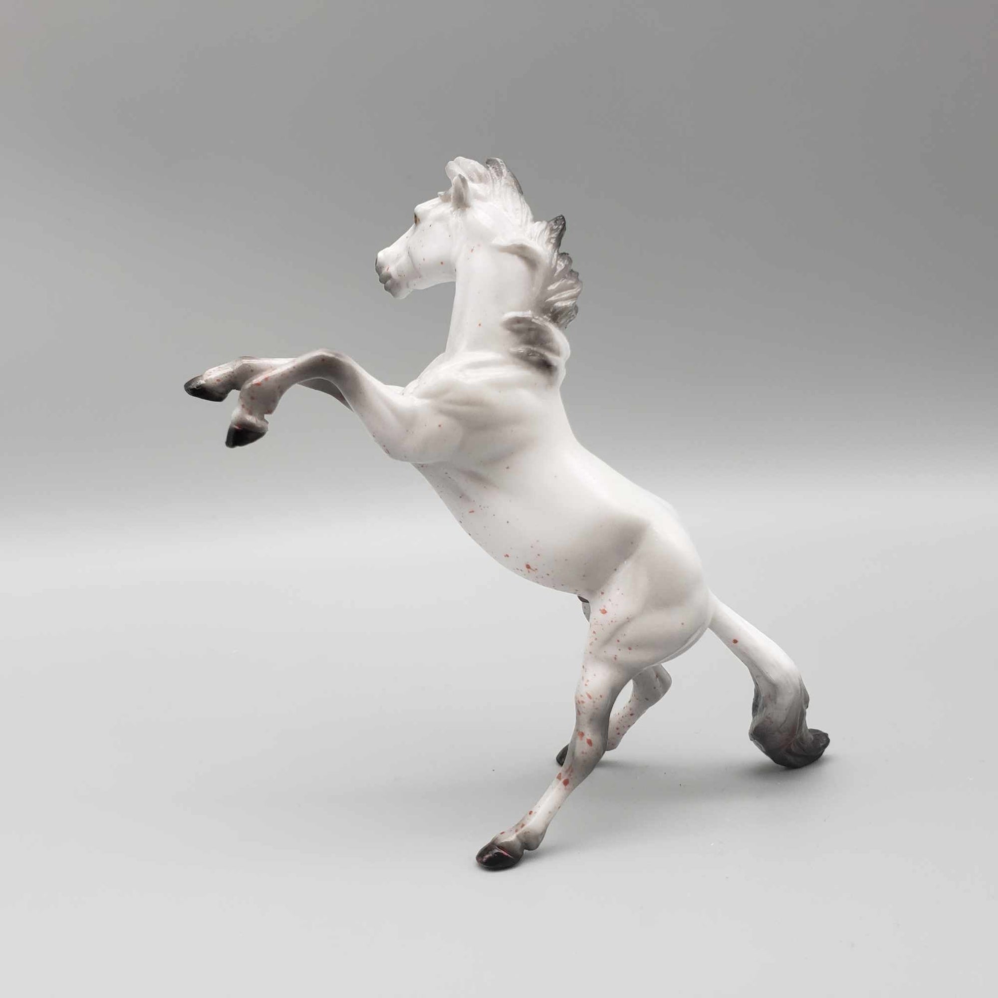 Sharpe OOAK Deco Gray w/ Splatter Inspired By Crimson Peak Blacklight Reactive Rearing Chip By Ellen Robbins Moonlight Madness 2023 MM23