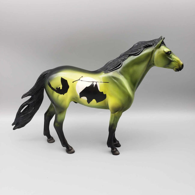 Tomas LE-18 (Bat Series) Halloween Deco Green Mustang  By Dawn Quick Moonlight Madness 2023 MM23