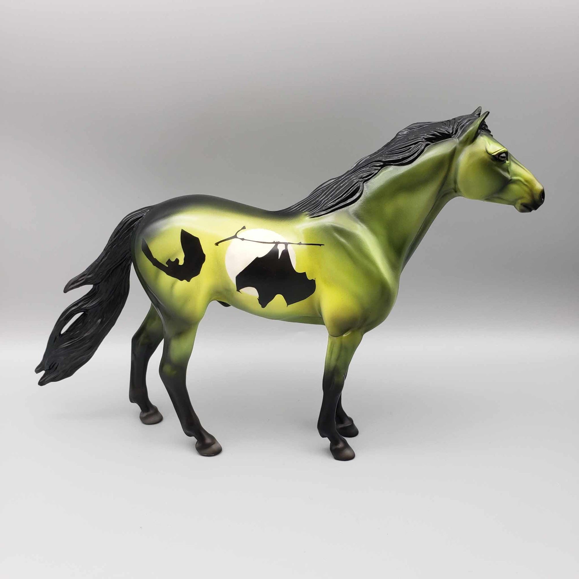 Tomas LE-18 (Bat Series) Halloween Deco Green Mustang  By Dawn Quick Moonlight Madness 2023 MM23