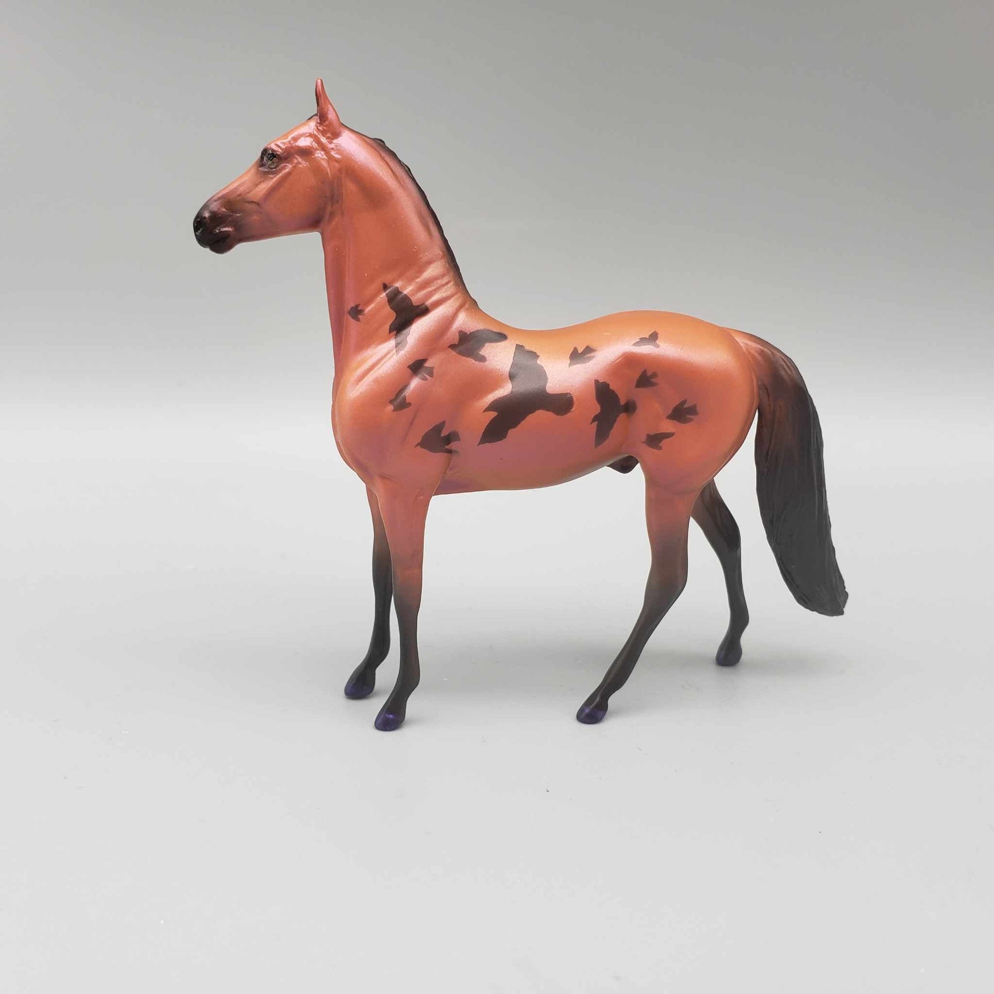 Ornithophobia OOAK Deco Red Bay Inspired By The Birds Morgan Chip By Ellen Robbins Moonlight Madness 2023 MM23