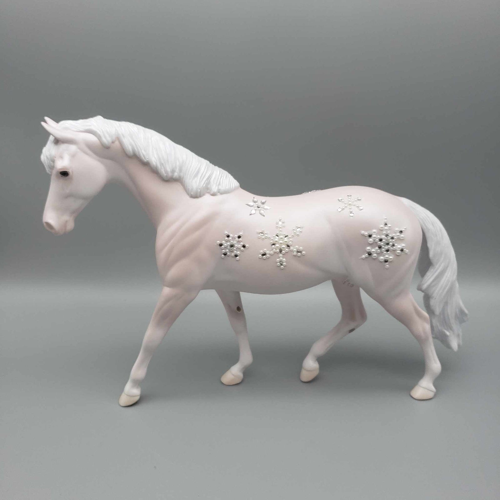 Season Sparkle OOAK Pink Bling Pony And Pillow Set By Jess Hamill Facebook Auction Holiday Sale HS23