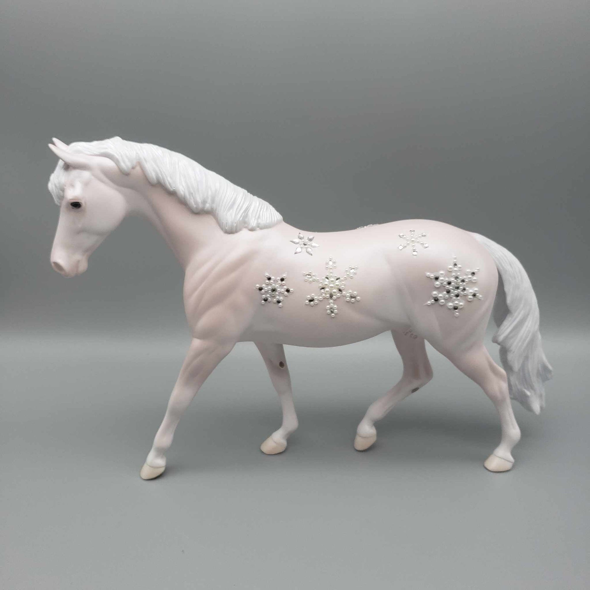 Season Sparkle OOAK Pink Bling Pony And Pillow Set By Jess Hamill Facebook Auction Holiday Sale HS23