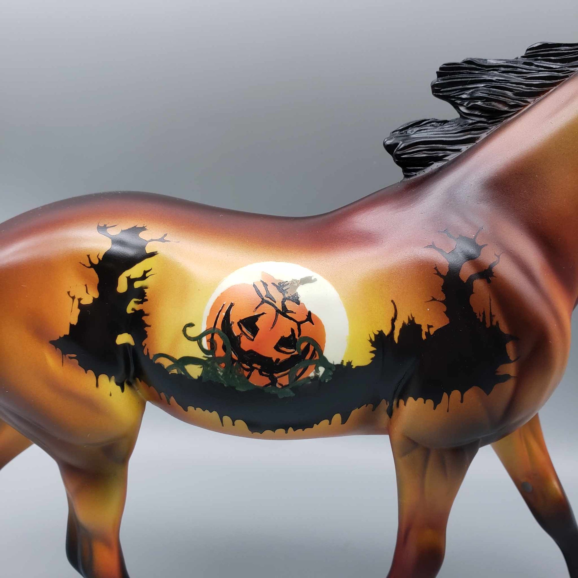 Pumpkin Wicked This Way Comes OOAK Deco Palouse By Dawn Quick Moonlight Madness 2023 MM23