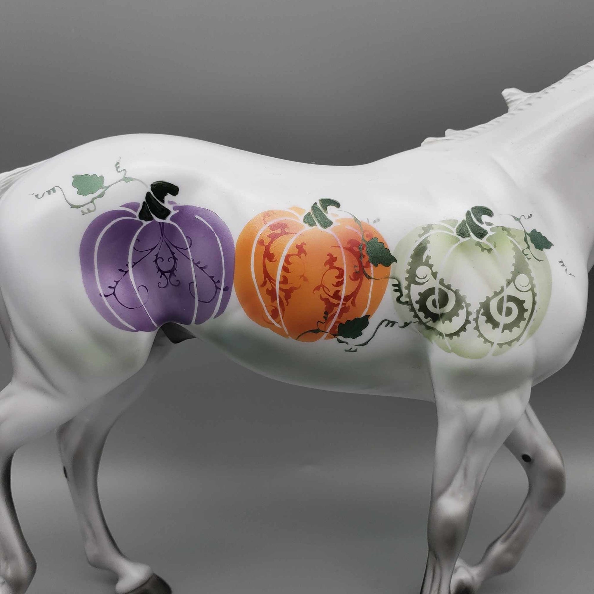 Pumpkin Spice with Deco with Green, Orange and Purple Pumpkins By Dawn Quick Moonlight Madness 2023 MM23