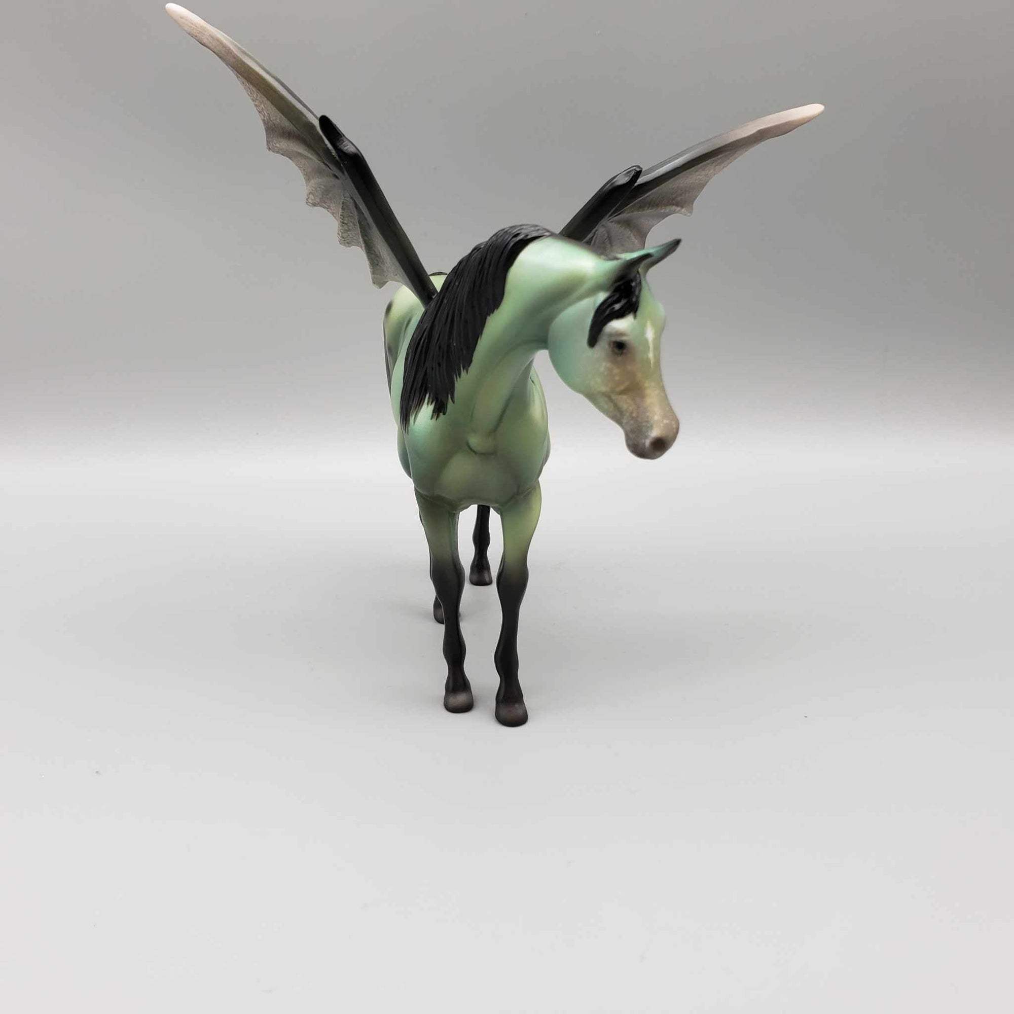 Elphie OOAK Green Deco Bat Wing Arabian Pebble By Ellen Robbins Moonlight Madness 2023 MM23