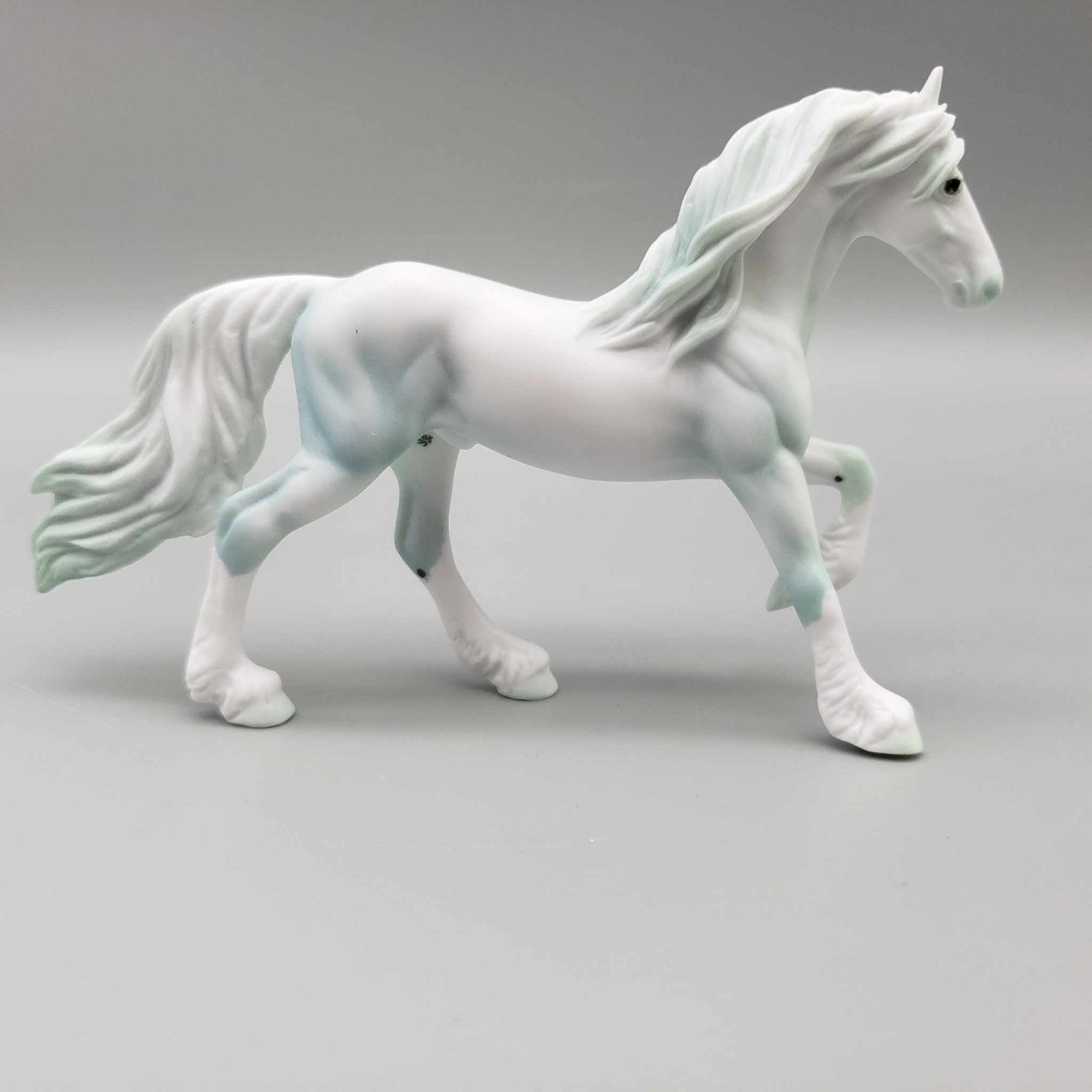 Chill Touch  OOAK Deco Mint Green Blacklight Reactive Friesian Chip By Ellen Robbins Moonlight Madness 2023 MM23