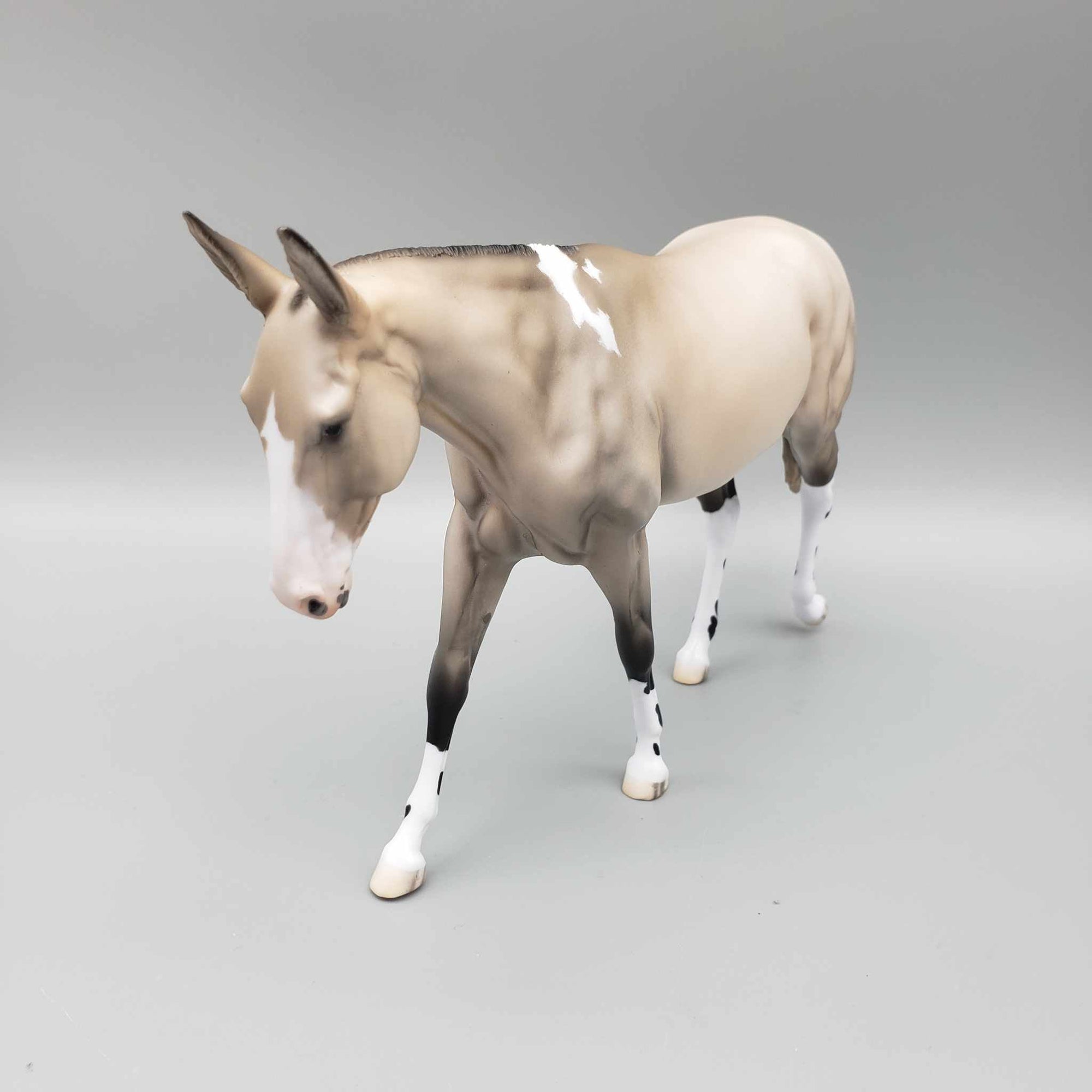 Woolen Warmth OOAK Buckskin Pebble Mule By Jess Hamill Holiday Sale HS23 Facebook Auction