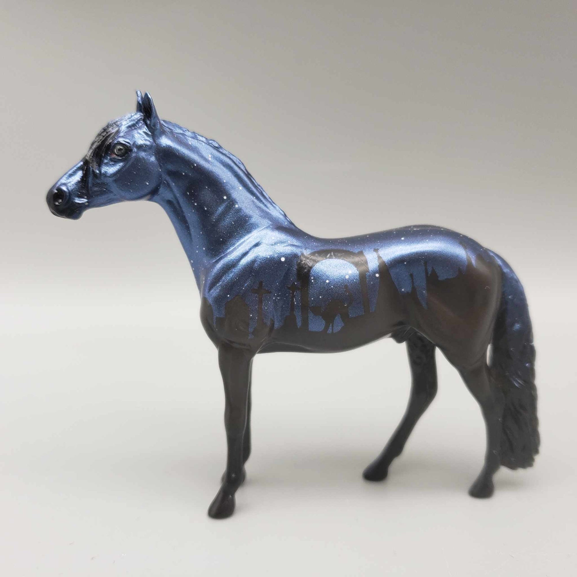 Came Back Different OOAK Deco Graveyard Scene Inspired By Pet Sematary Blacklight Reactive Andalusian Chip By Ellen Robbins Moonlight Madness 2023 MM23