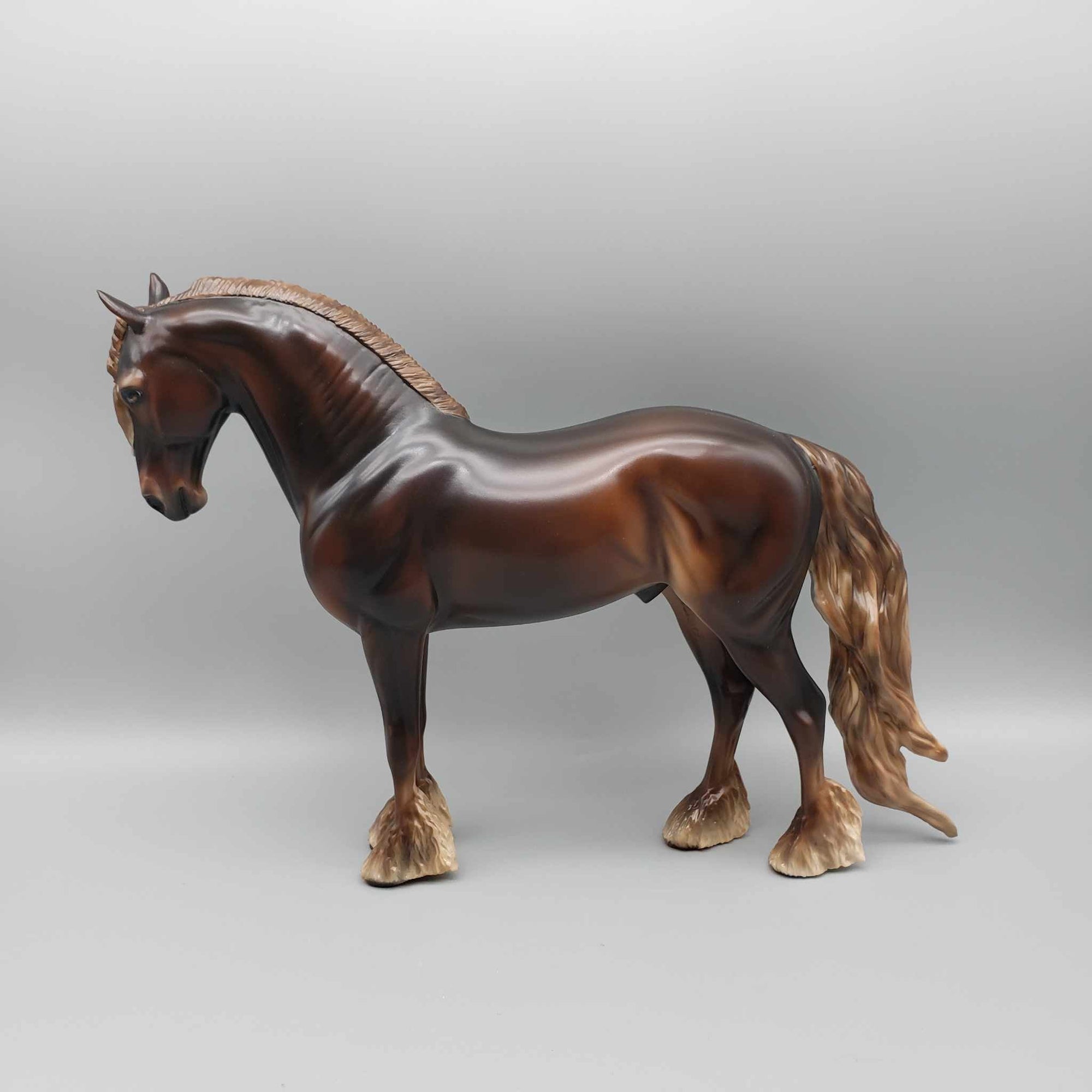 Flickering Firelight OOAK Chestnut Friesian Andalusian By Ashley Palmer Holiday Best Offers 12/11/23