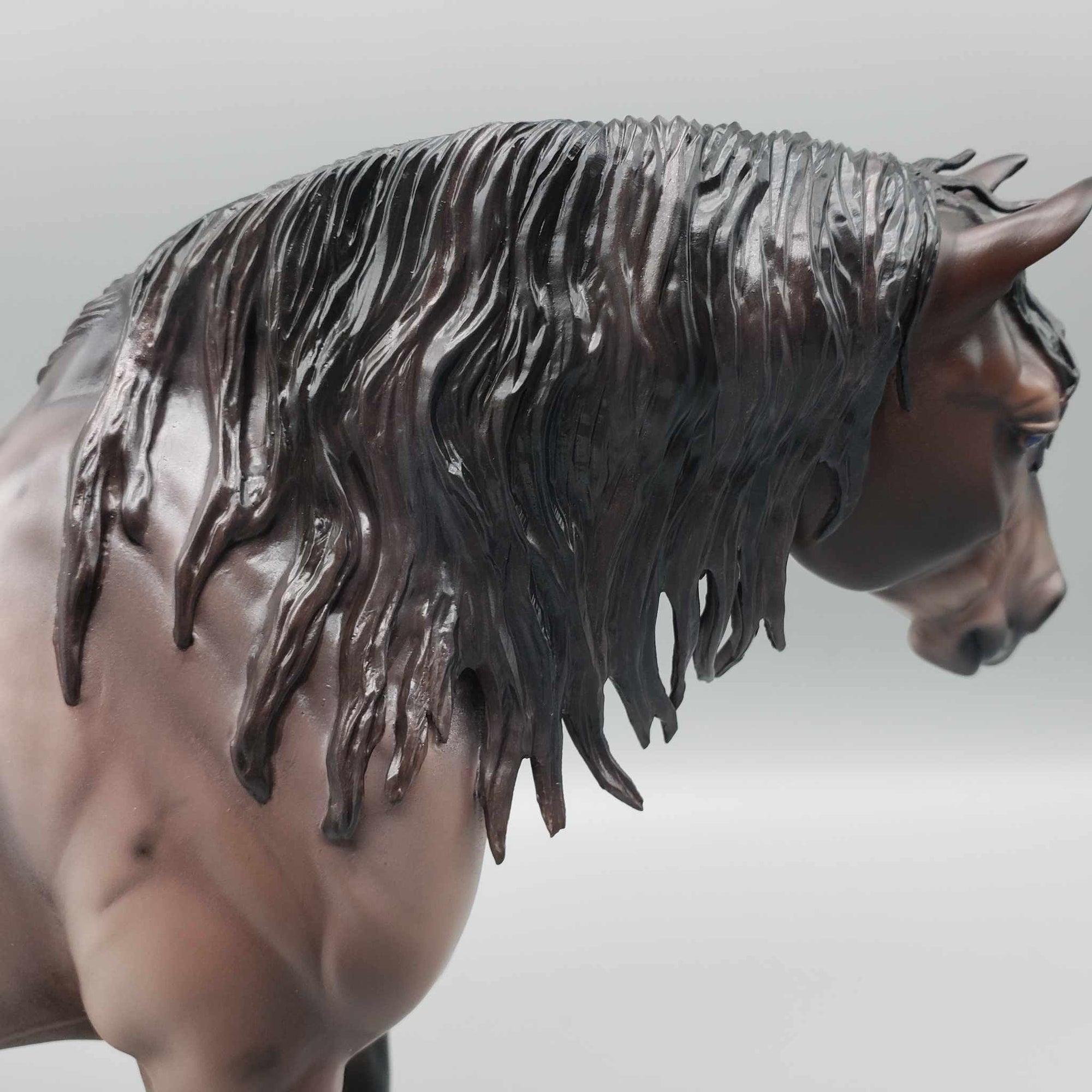 Embraer OOAK Dappled Bay Roan Heavy Draft Mare By Caroline Boydston Best Offer 11/6/23