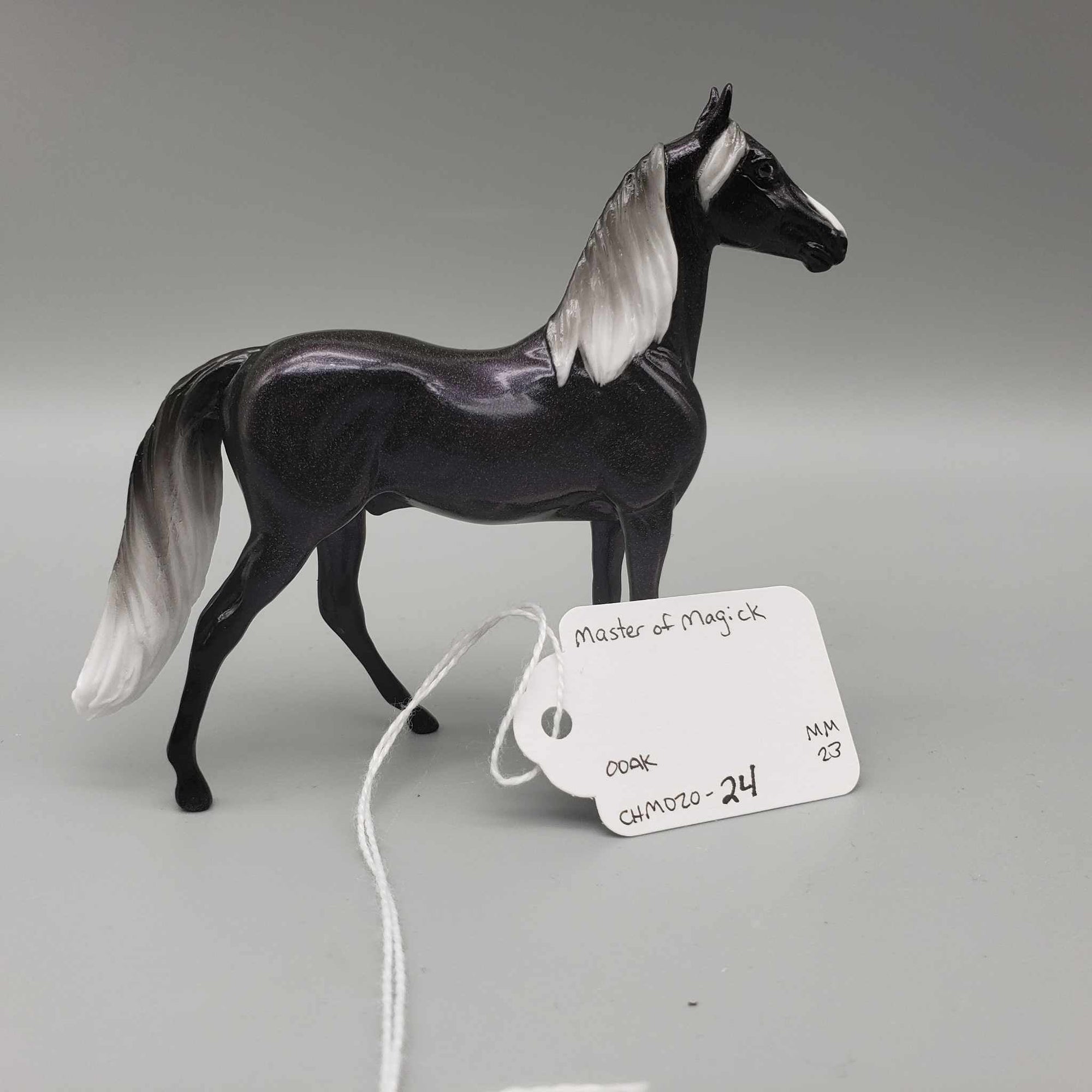 Master Of Magick OOAK Deco Holochromic w/ Star &amp; Stripe Morgan Chip By Ellen Robbins Moonlight Madness 2023 MM23