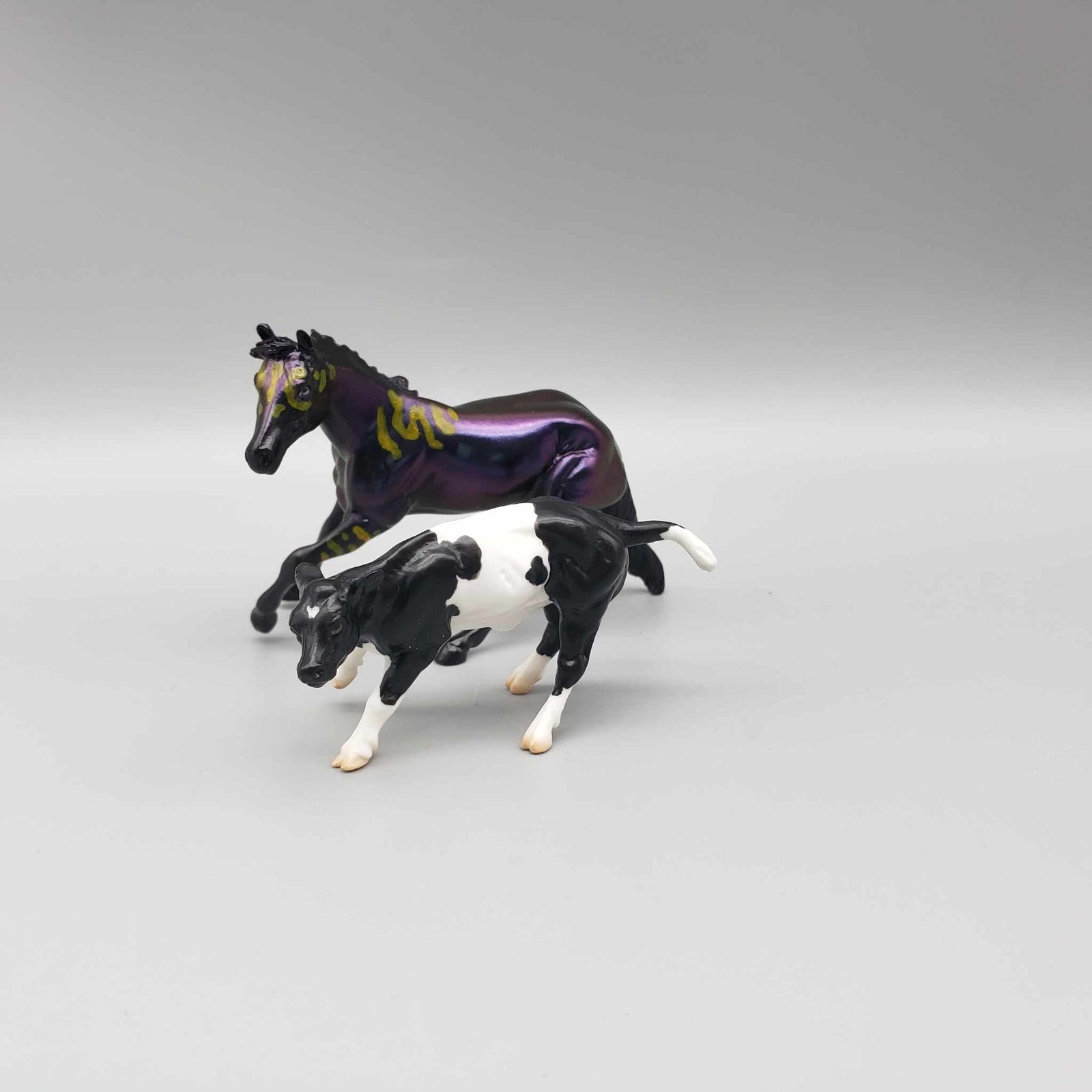 Drads & Calf OOAK Colorshift Black Blacklight Reactive Cutter & Alien Calf Chip LE-30 By Jess Hamill Moonlight Madness 2023 MM23