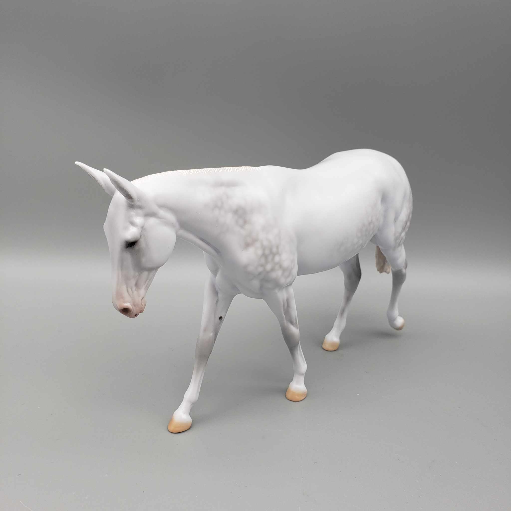 Snowball Limited Edition 22 Dapple Grey Pebble Mule Dinner Model for Holiday Event Dinner 2023 By Ellen Robbins Holiday Sale HS23