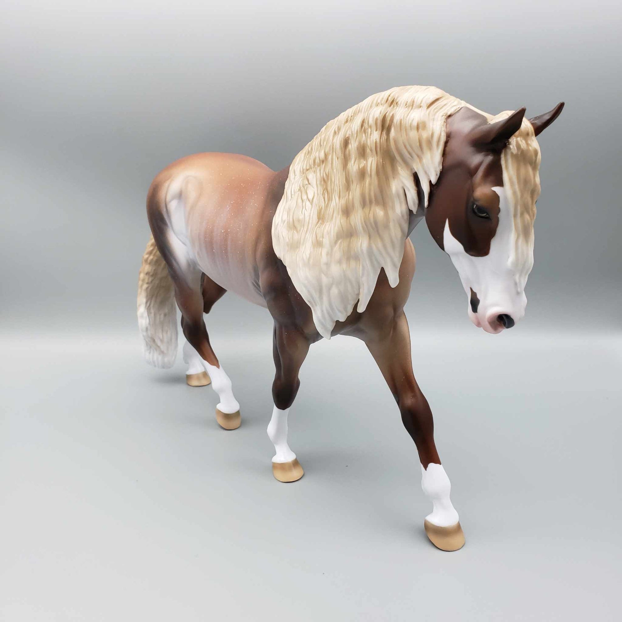 Skulli Landier LE20 Strawberry Roan Rabicano &amp; Deco Irish Draft  Moonlight Madness 2023 MM23