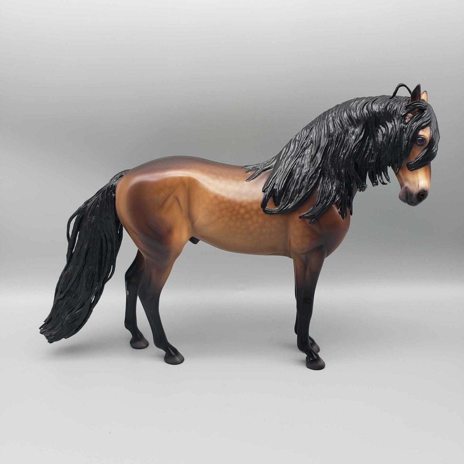 Vought OOAK Dappled Sooty Buckskin Andalusian By Caroline Boydston Best Offer 11/20/23