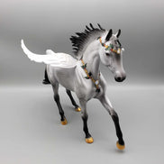 Angel Watching Over You OOAK Angel Wing Dappled Grey Arab Mare By Dawn Quick Holiday Best Offers 12/11/23