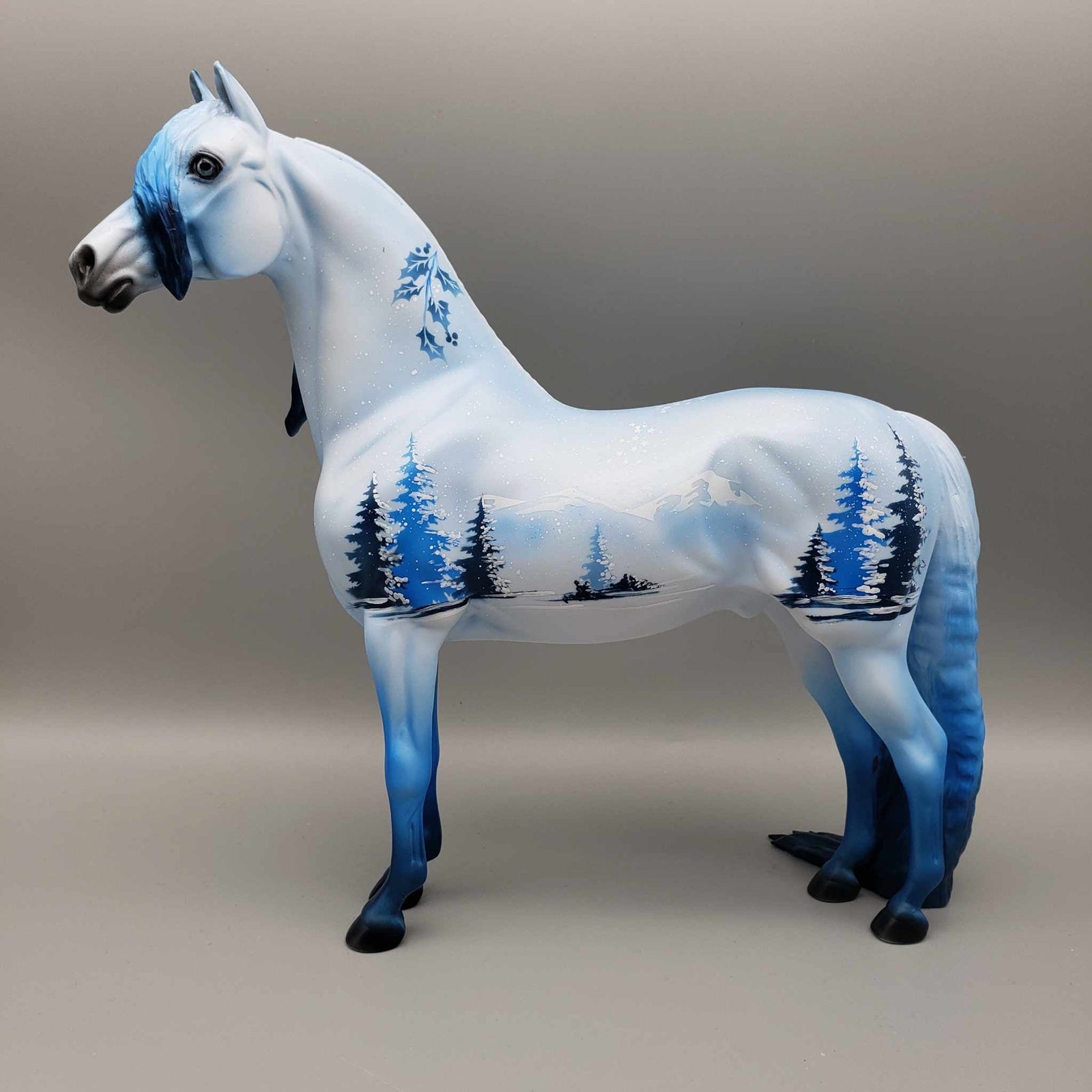 Blue Christmas OOAK Deco Morgan By Dawn Quick Holiday Sale 2023 HS23