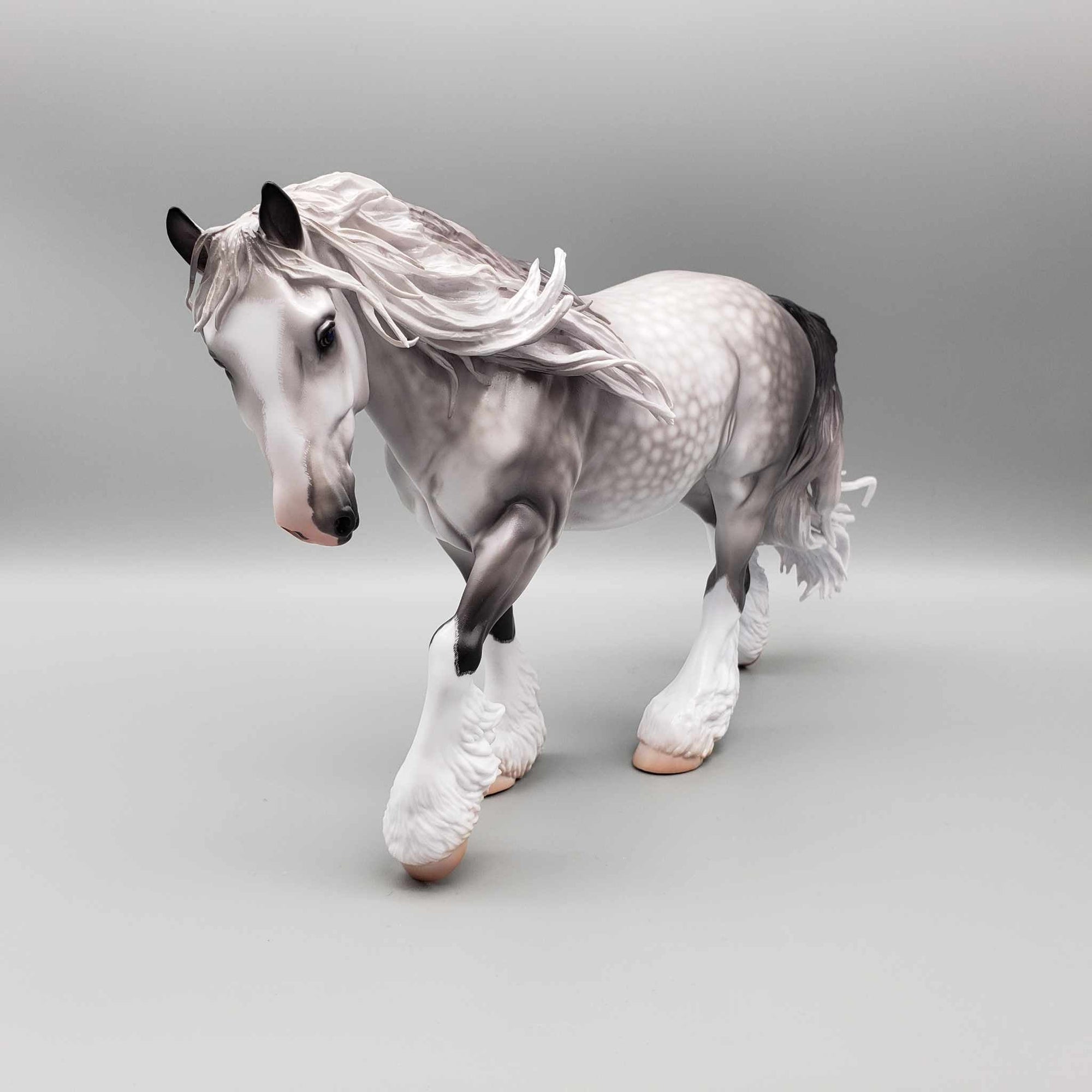 Lockheed OOAK Dappled Grey Irish Cob By Caroline Boydston Best Offer 11/6/23