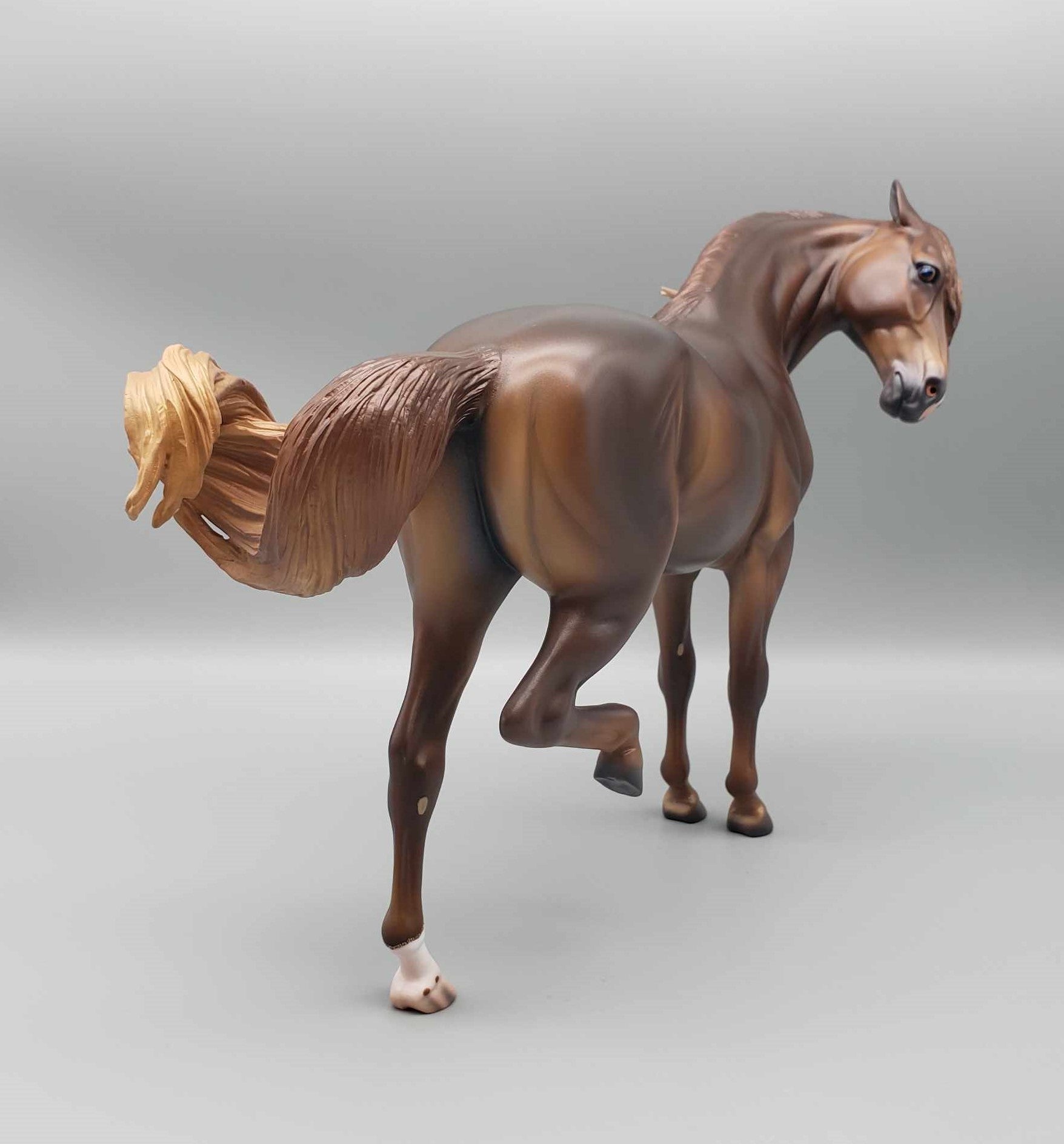 Hellcat OOAK Dark Dappled Chestnut Extreme Custom Andalusian By Caroline Boydston Best Offer 11/20/23