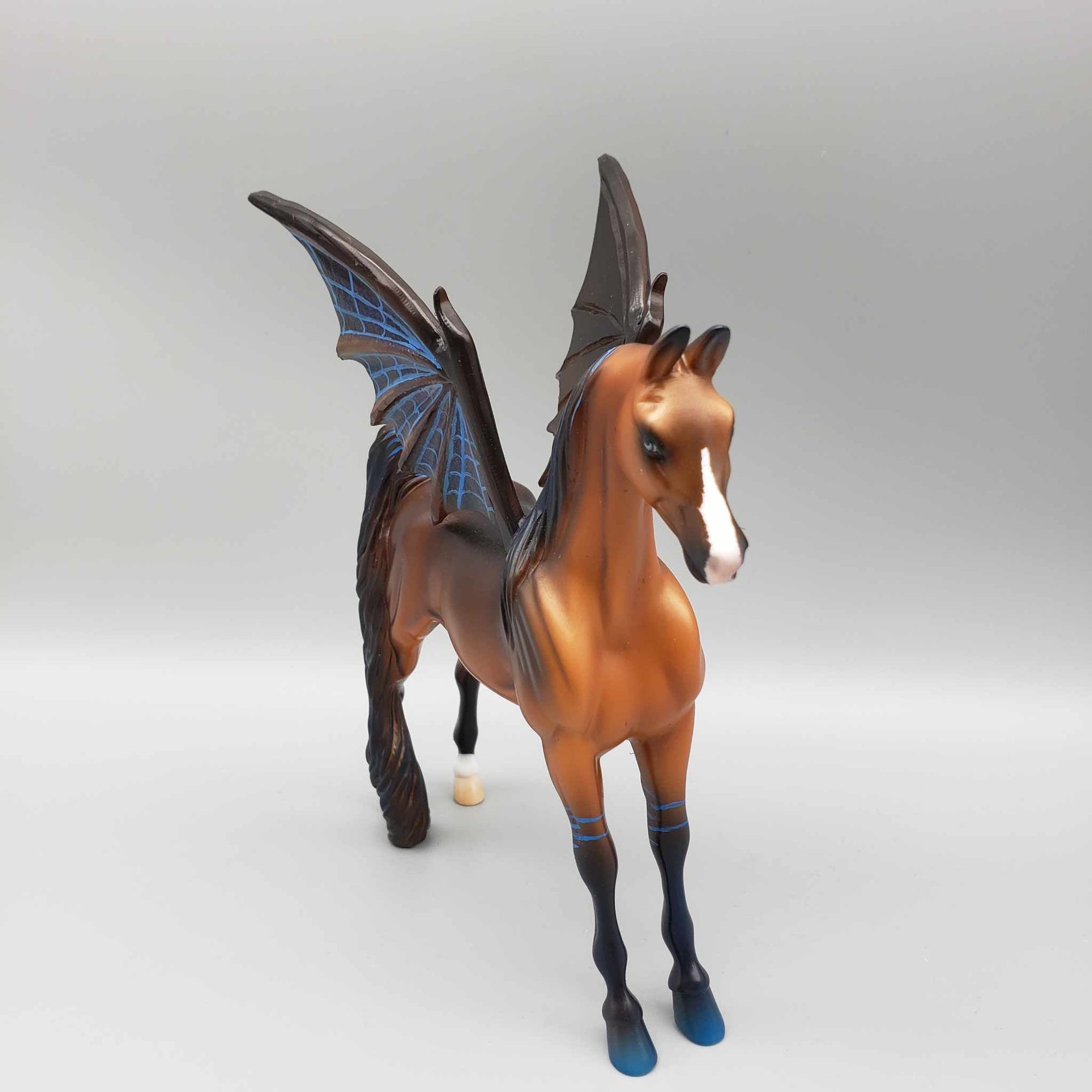 Sooner OOAK Bat Wing Saddlebred Pebble By Ashley Palmer Moonlight Madness 2023 MM23