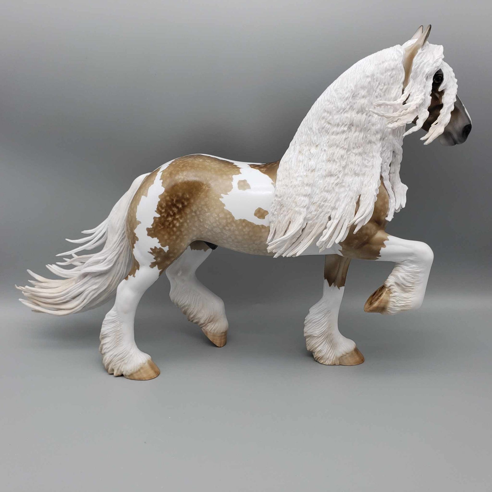 Vanilla Twist OOAK Silver Dapple Trotting Drafter By Myla Pearce Best Offers 10/16/23