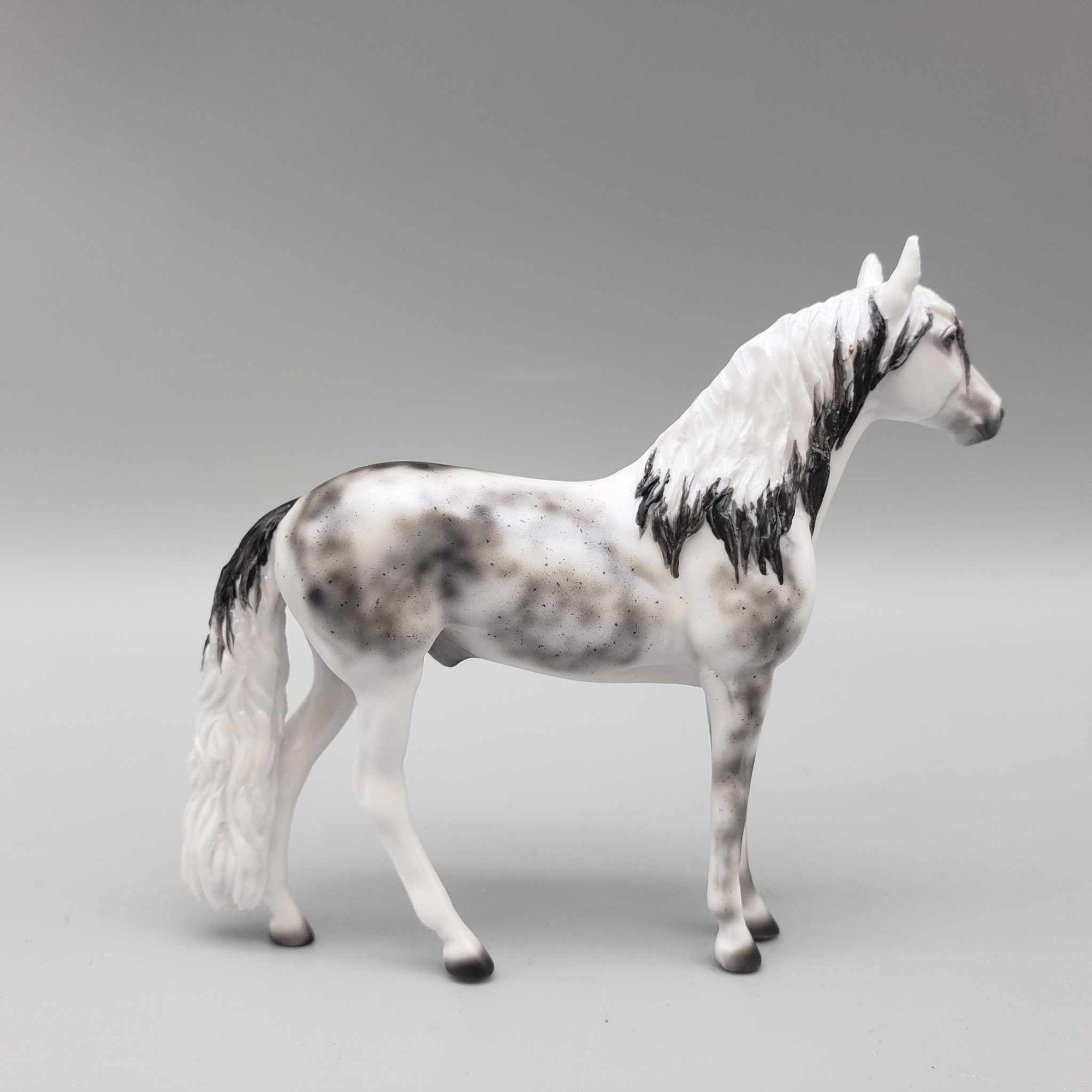 Serling OOAK Deco Black/White Inspired By The Twilight Zone Andalusian Chip By Ellen Robbins Moonlight Madness 2023 MM23