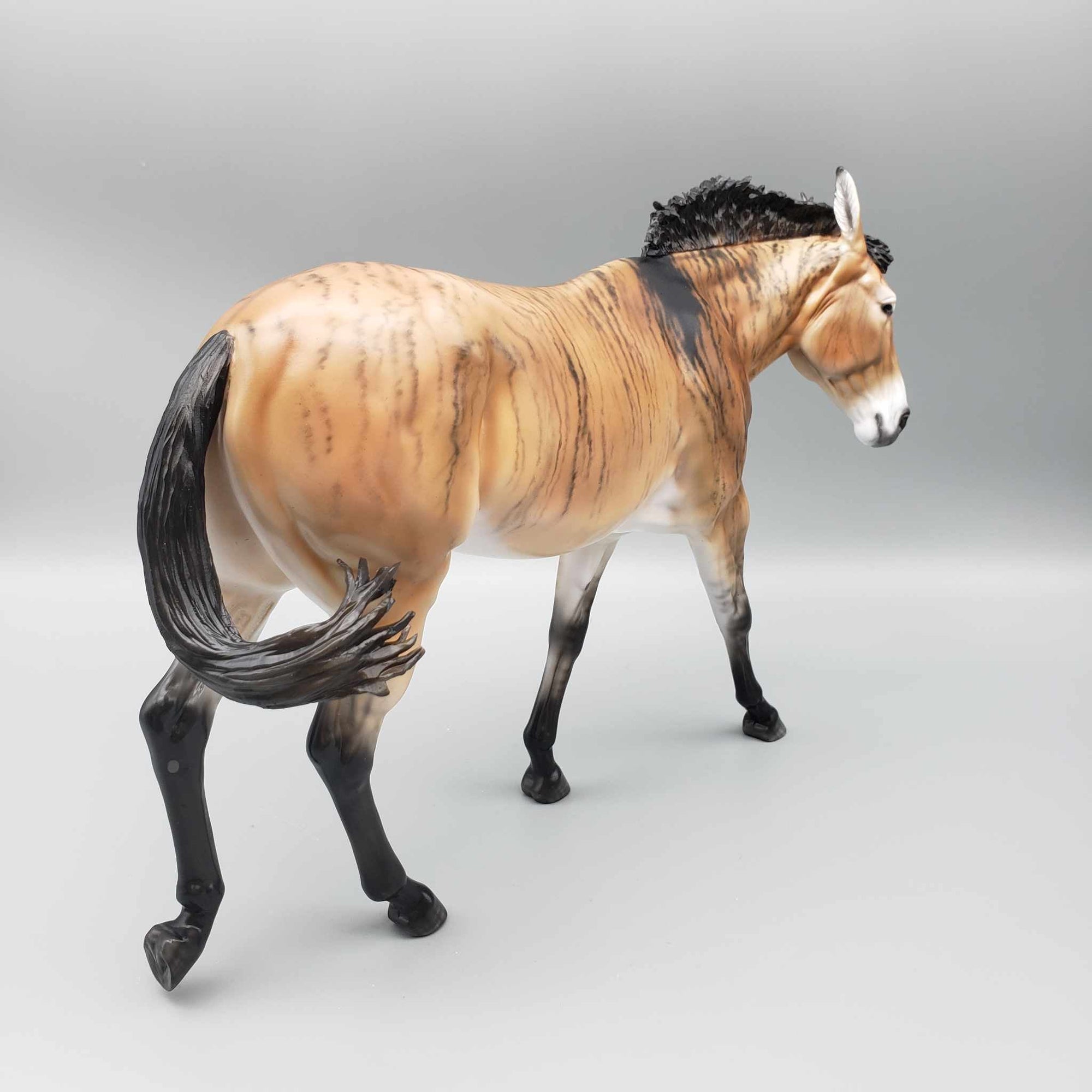 G.G.Grafitti OOAK Bay Dun Brindle Moly Mule By Myla Pearce Best Offers 10/16/23