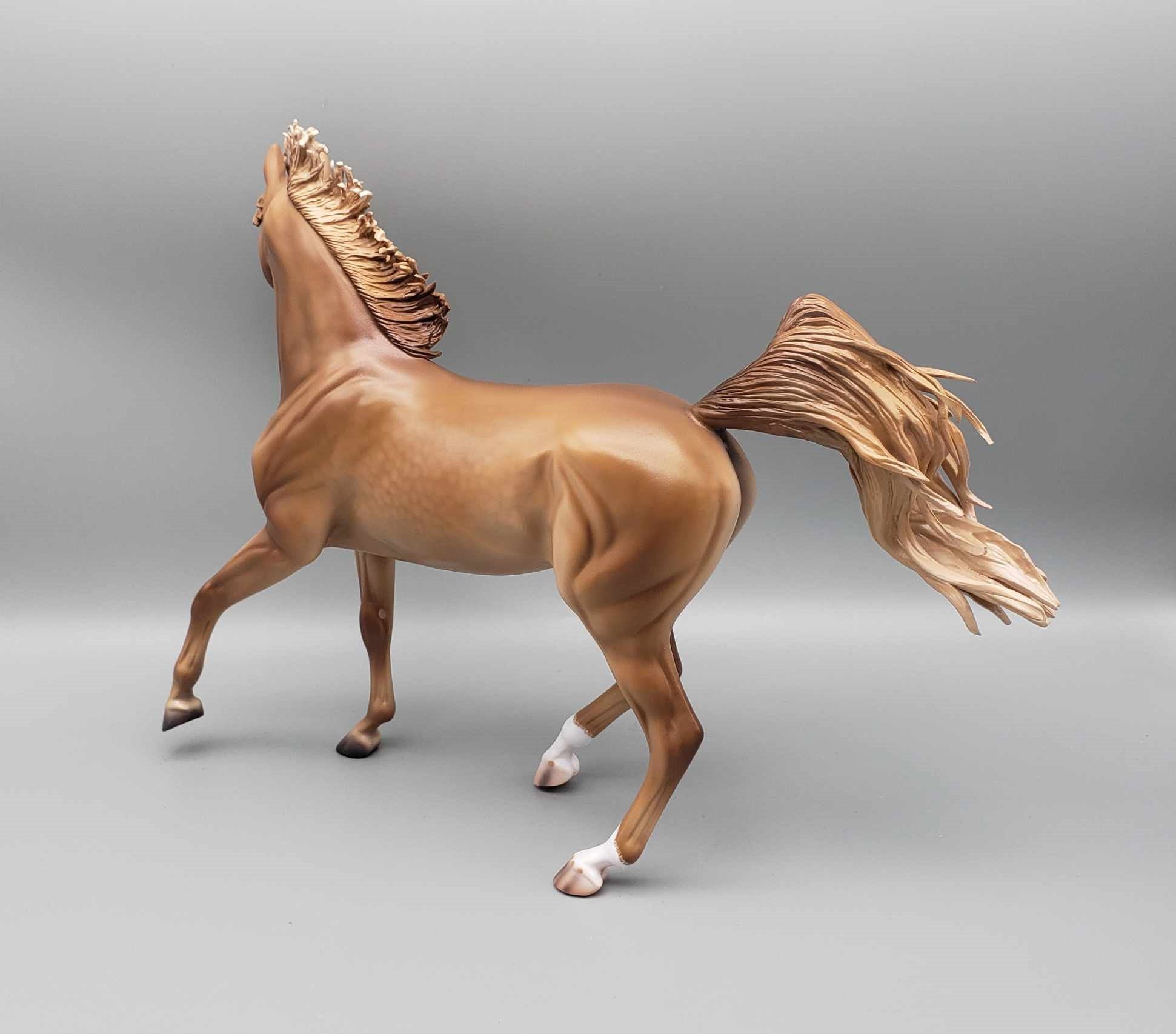 June Bug OOAK Dappled Light Chestnut Arabian Mare By Caroline Boydston Best Offer 11/20/23