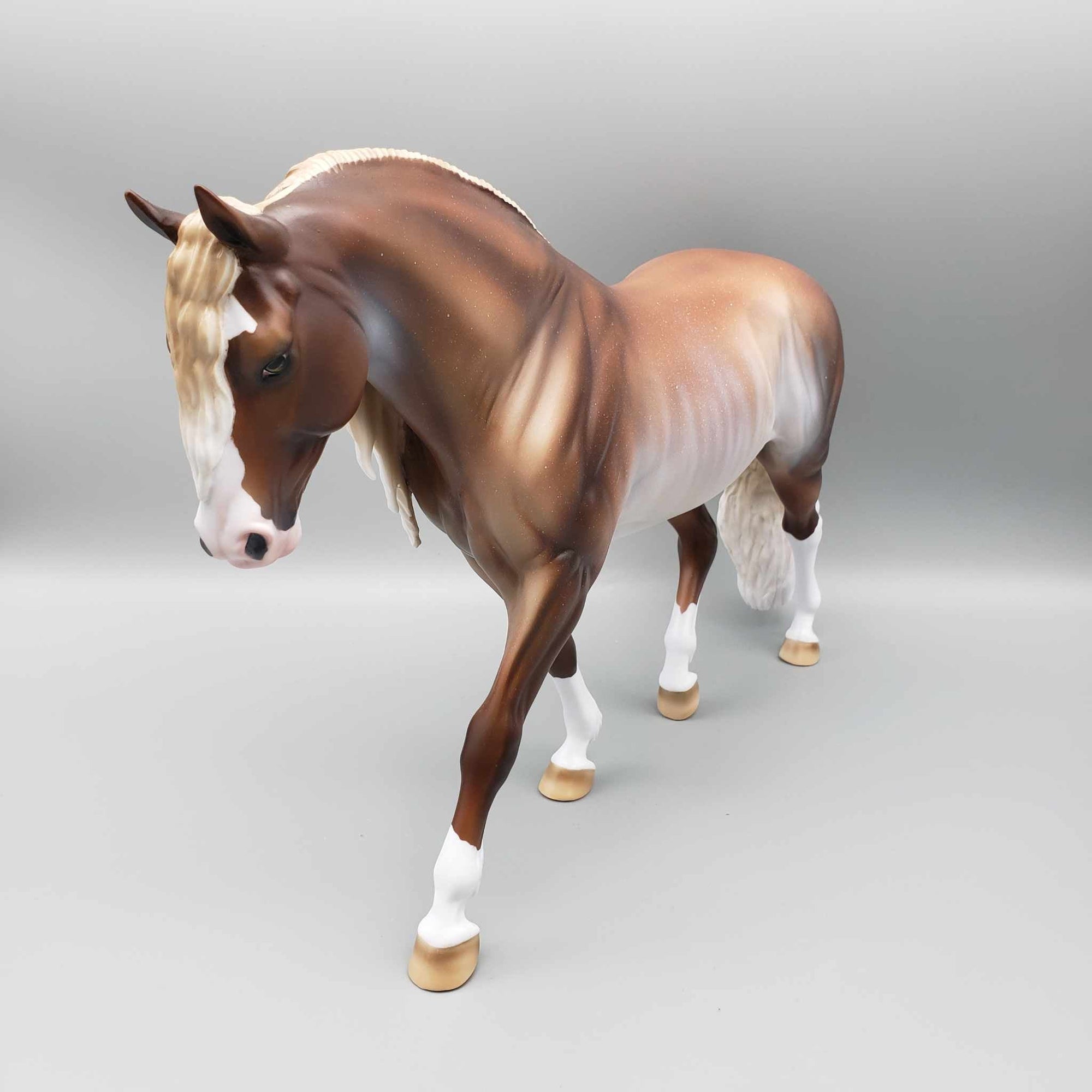 Skulli Landier LE20 Strawberry Roan Rabicano &amp; Deco Irish Draft  Moonlight Madness 2023 MM23