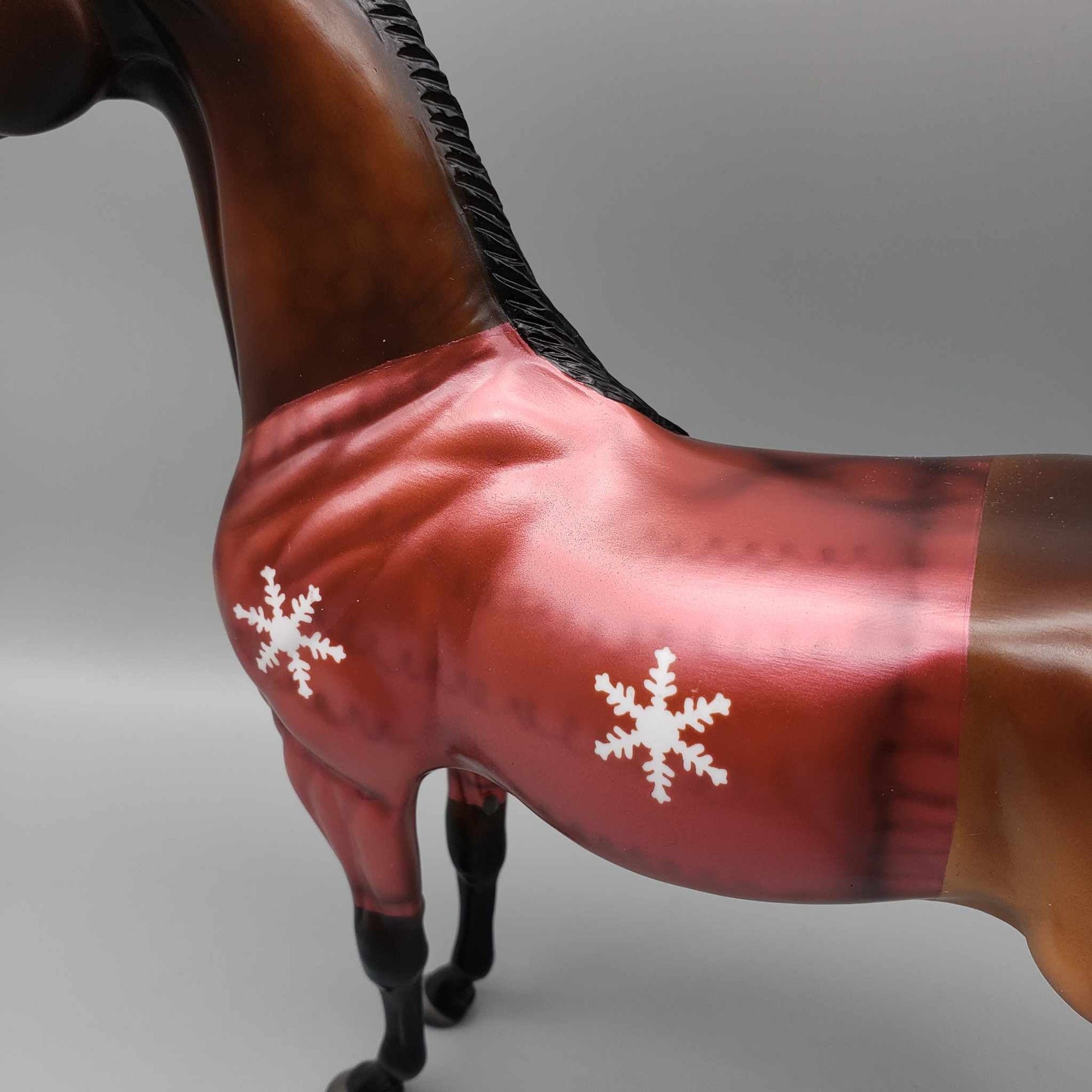 Sweater Weather OOAK Sweater Wearing Bay Arabian By Angela Marleau Holiday Sale HS23