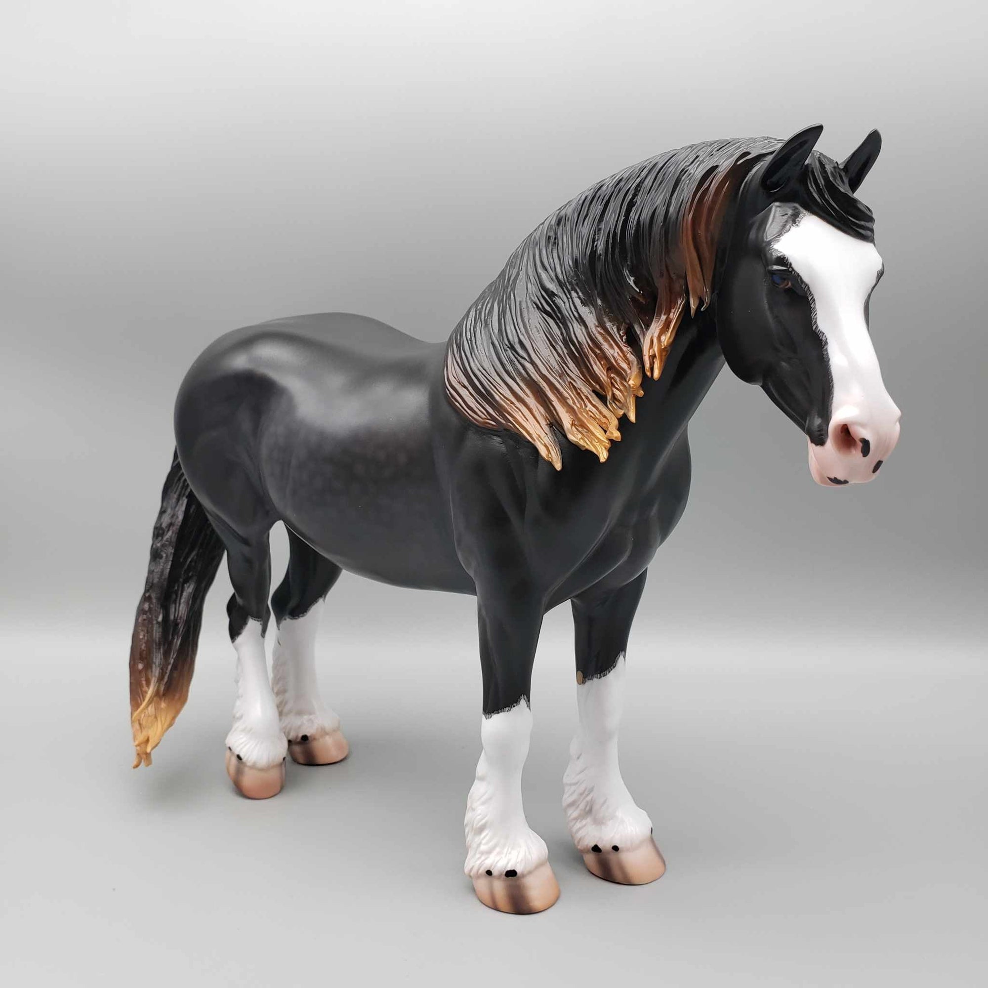 Catalina OOAK Dappled Black Heavy Draft By Caroline Boydston Best Offer 11/27/23