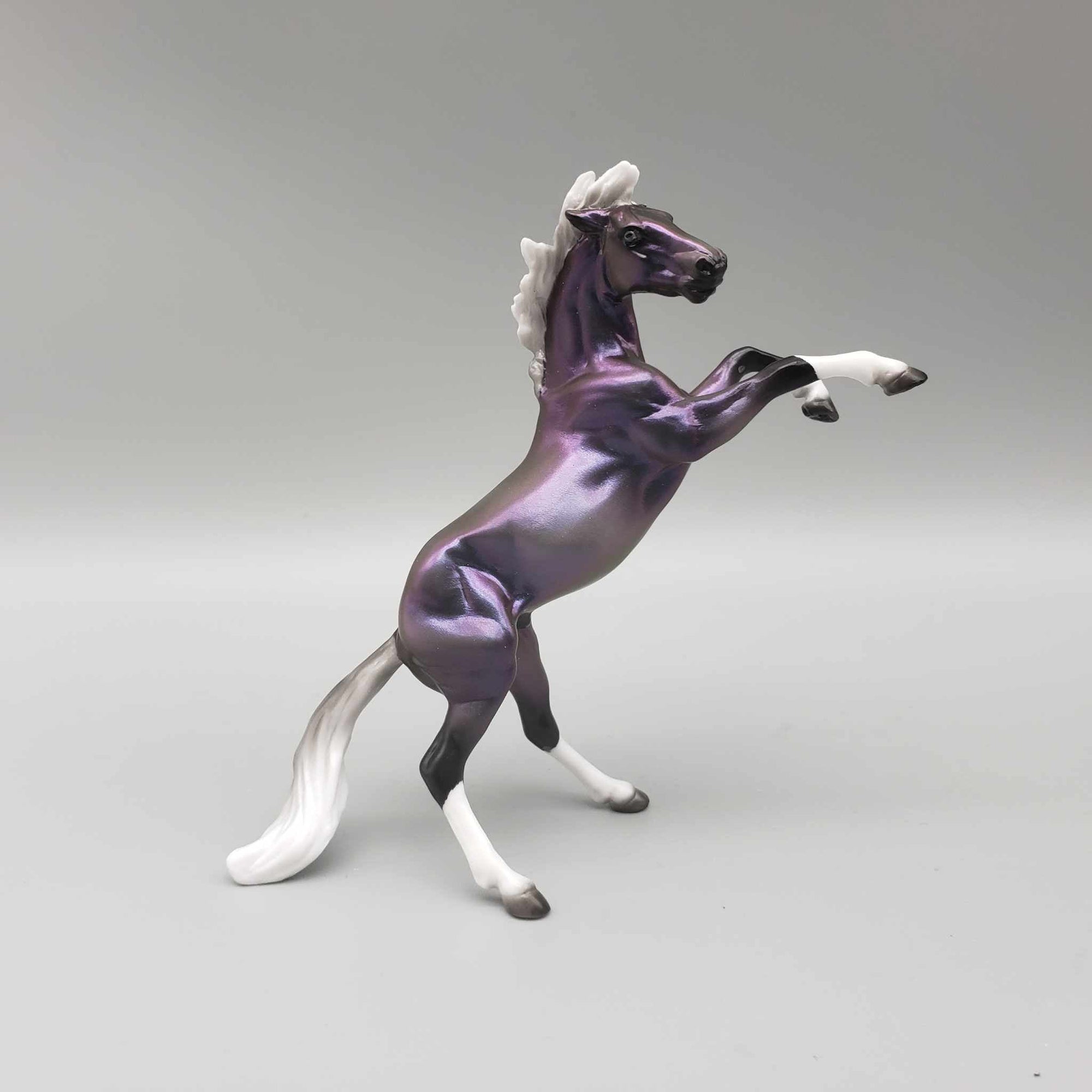 The Mage OOAK Deco Purple - Gray Colorshift Rearing  Chip By Ellen Robbins Moonlight Madness 2023 MM23