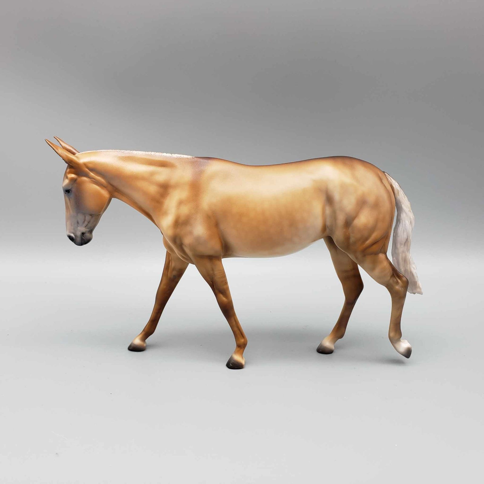 Sassafras OOAK Dappled Palomino Mule Pebble By Julie Keim Holiday Sale HS23