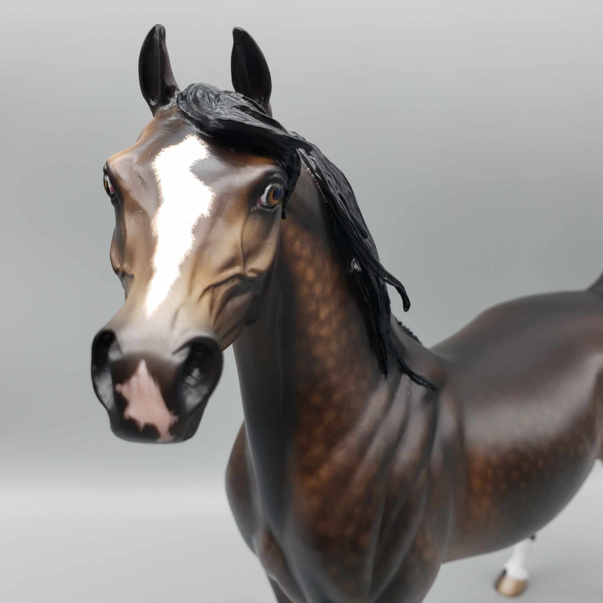 Chocotastic OOAK Dappled Bay Arabian By Sheryl Leisure Best Offers 9/5/23