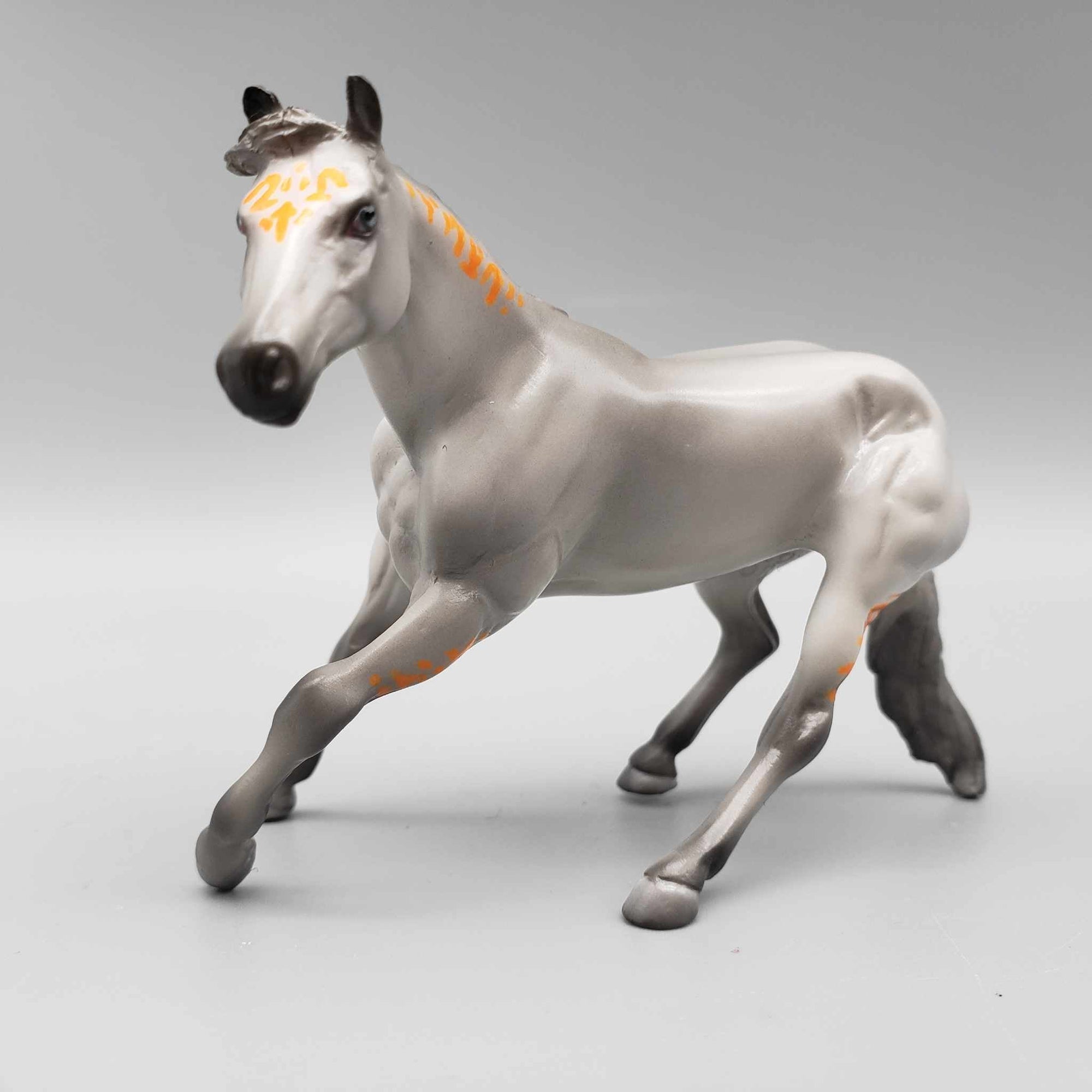 Beltill &amp; Calf OOAK Grey Blacklight Reactive Cutter &amp; Alien Calf Chip LE-30 By Jess Hamill Moonlight Madness 2023 MM23