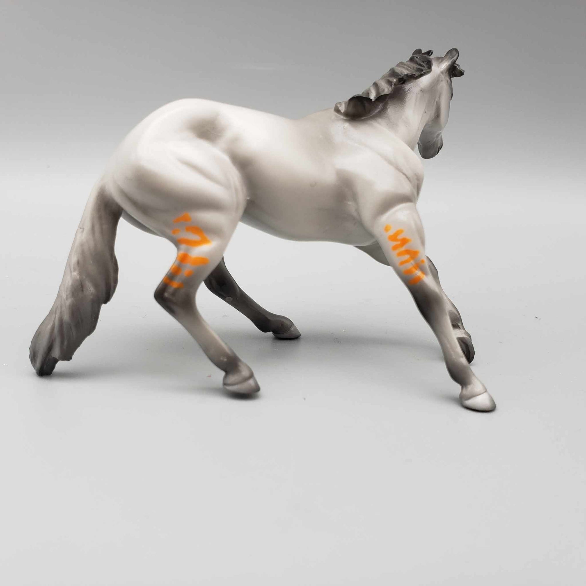 Beltill &amp; Calf OOAK Grey Blacklight Reactive Cutter &amp; Alien Calf Chip LE-30 By Jess Hamill Moonlight Madness 2023 MM23