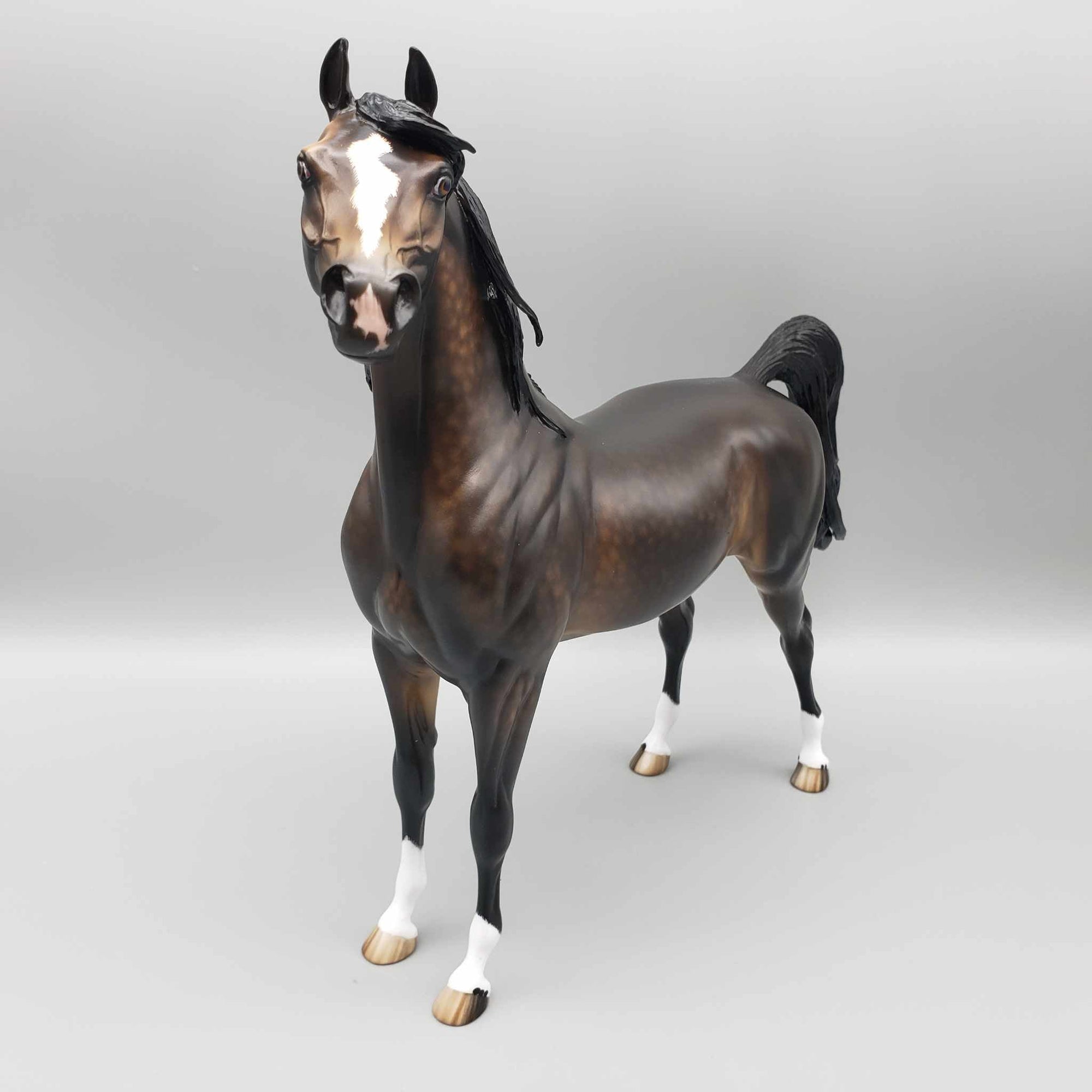 Chocotastic OOAK Dappled Bay Arabian By Sheryl Leisure Best Offers 9/5/23