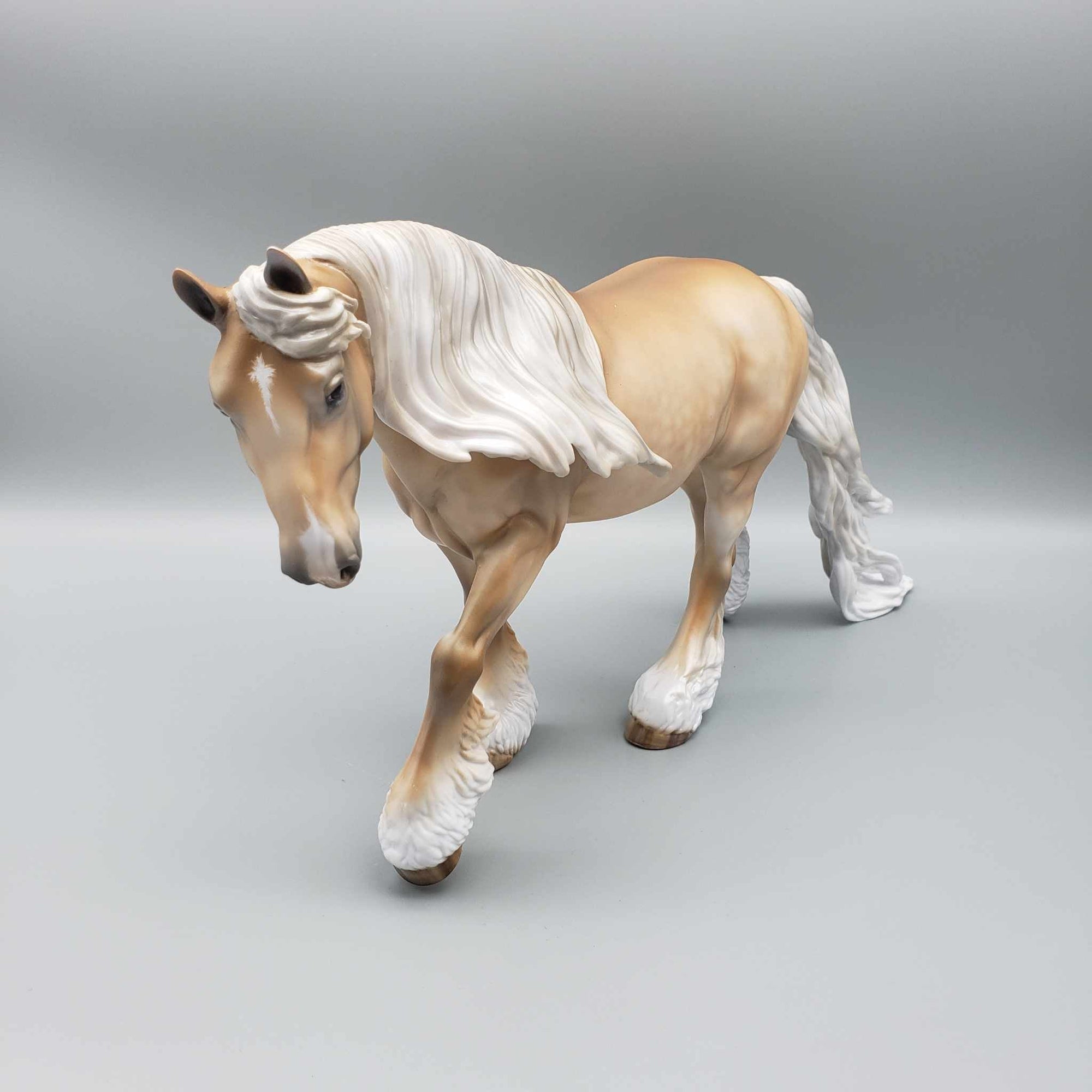 Butterscotch Blondie OOAK Dappled Sooty Palomino Irish Cob By Julie Keim Holiday Sale HS23