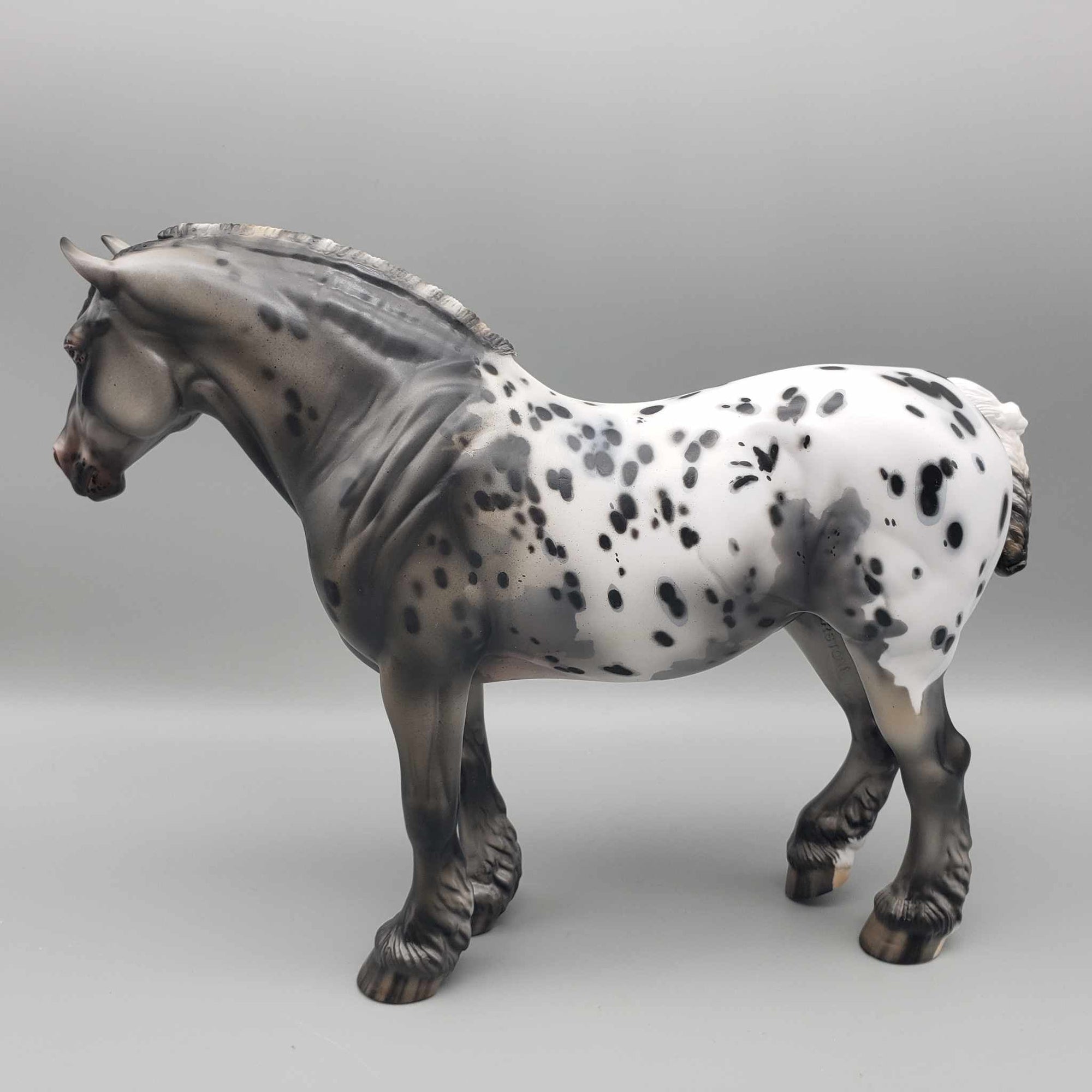 Hui Hui OOAK Black Appaloosa Heavy Draft By Julie Keim Best Offers 9/5/23