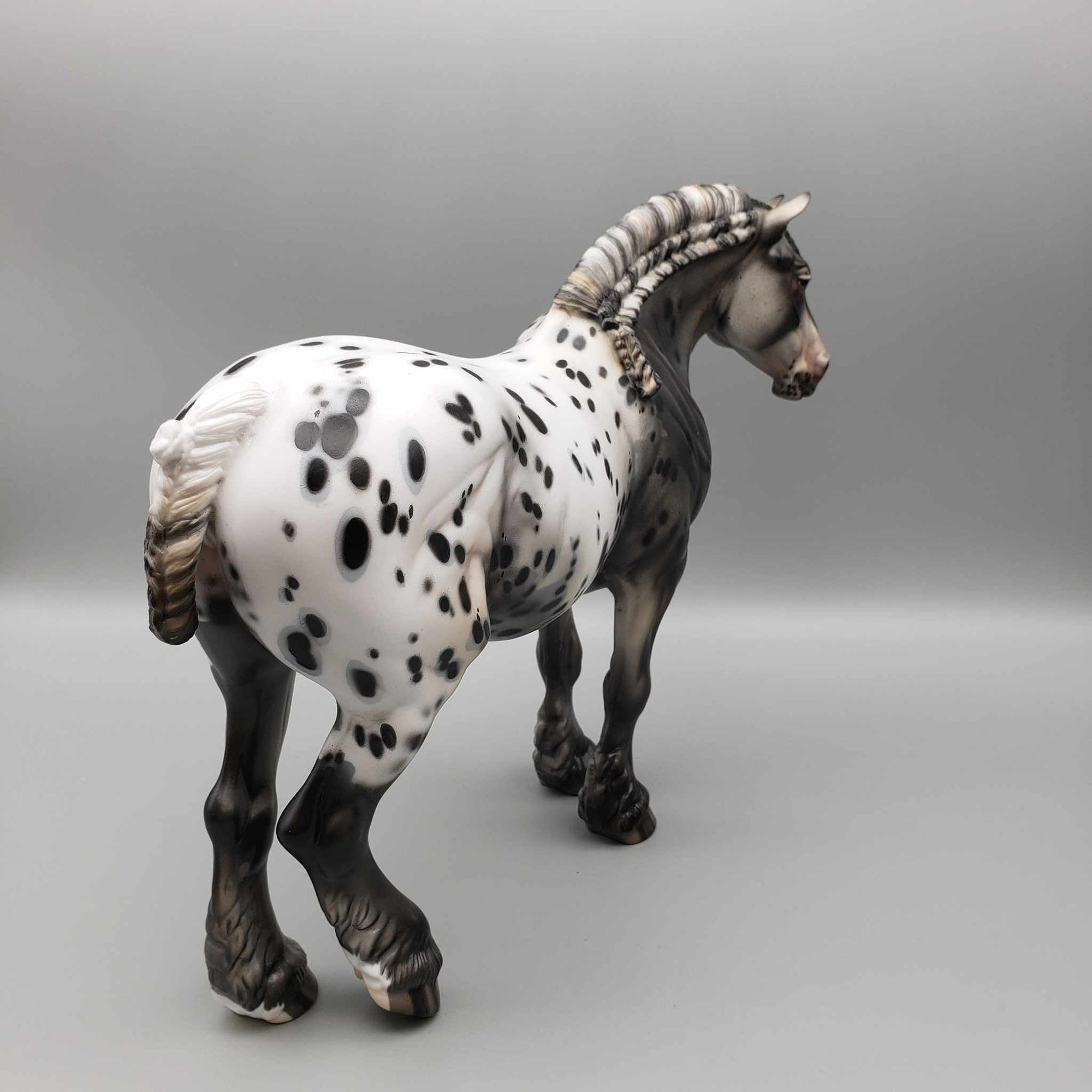 Hui Hui OOAK Black Appaloosa Heavy Draft By Julie Keim Best Offers 9/5/23