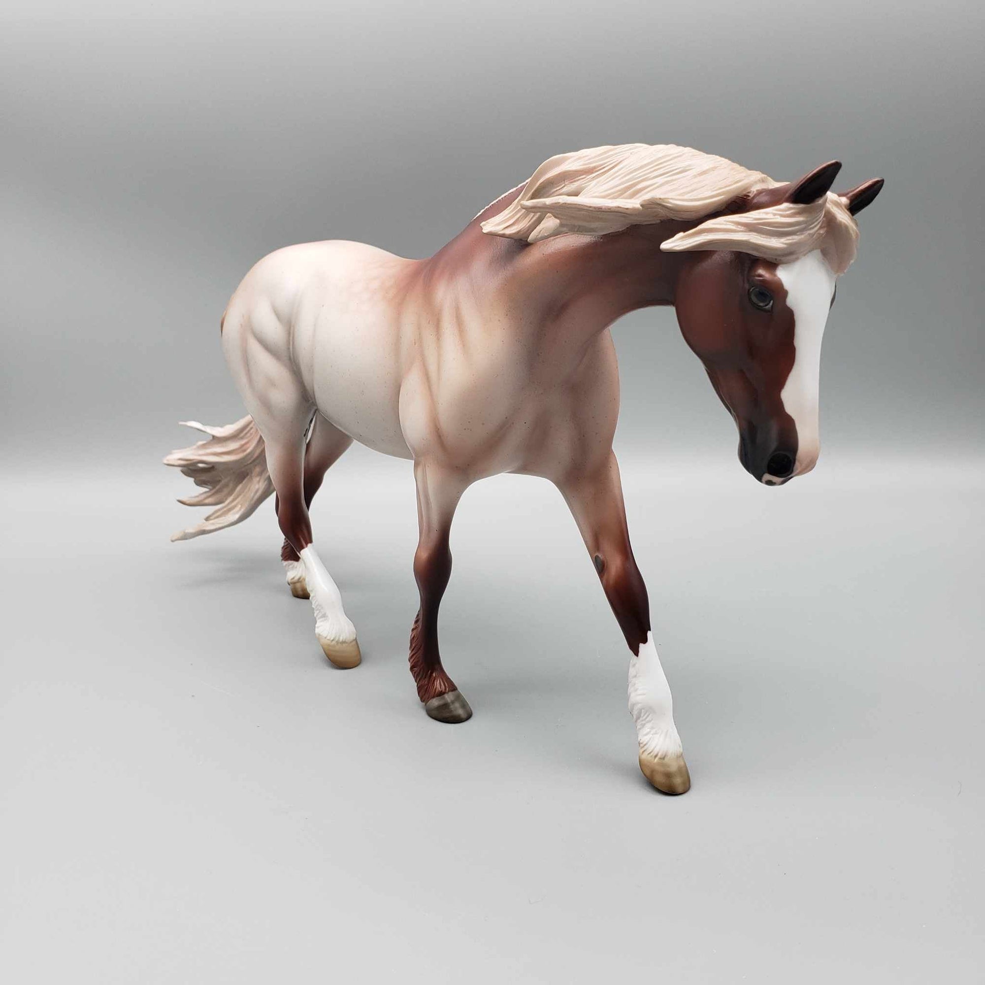 Branwen OOAK Customized Strawberry Roan Pony By Angela Marleau Best Offers 12/4/23