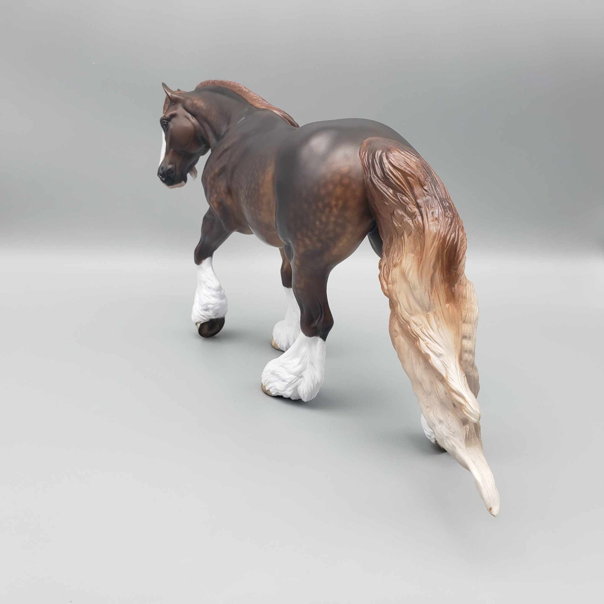 Hot Carmel OOAK Chocolate Sorrel Dappled Irish Cob By Sheryl Leisure Best Offers 9/5/23